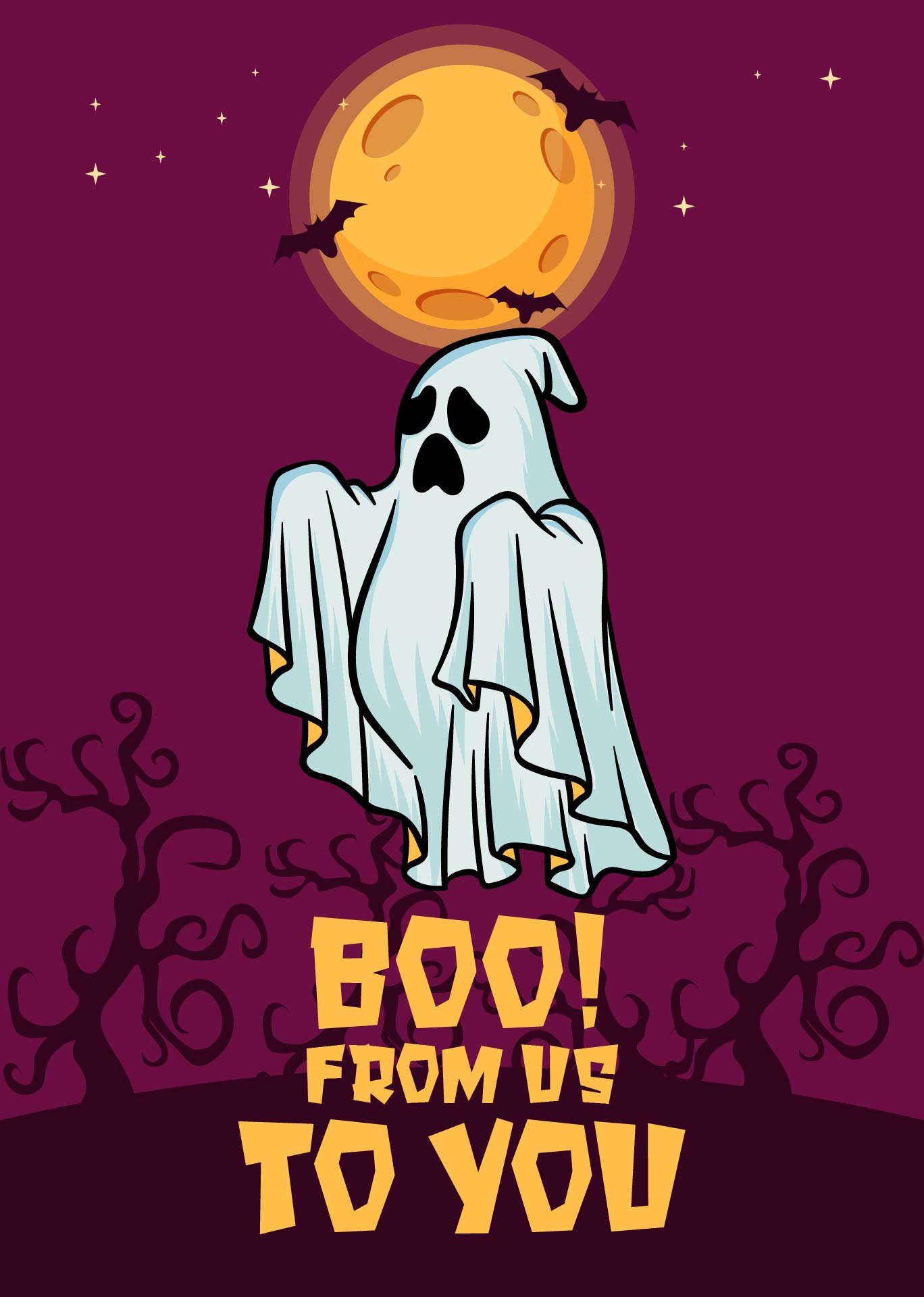 Hey Boo Halloween Yard Sign Printable