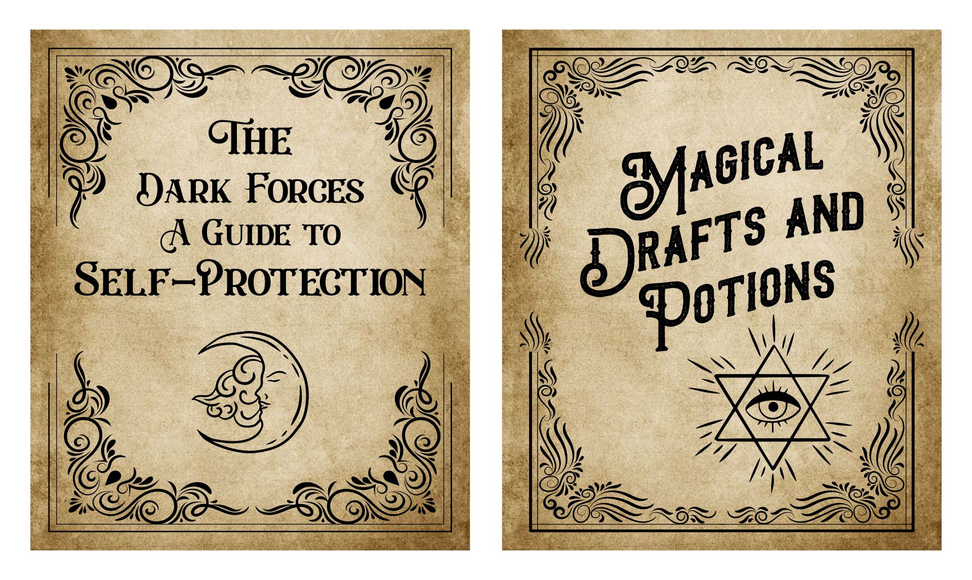 Magical Wizarding Textbook Covers Printable