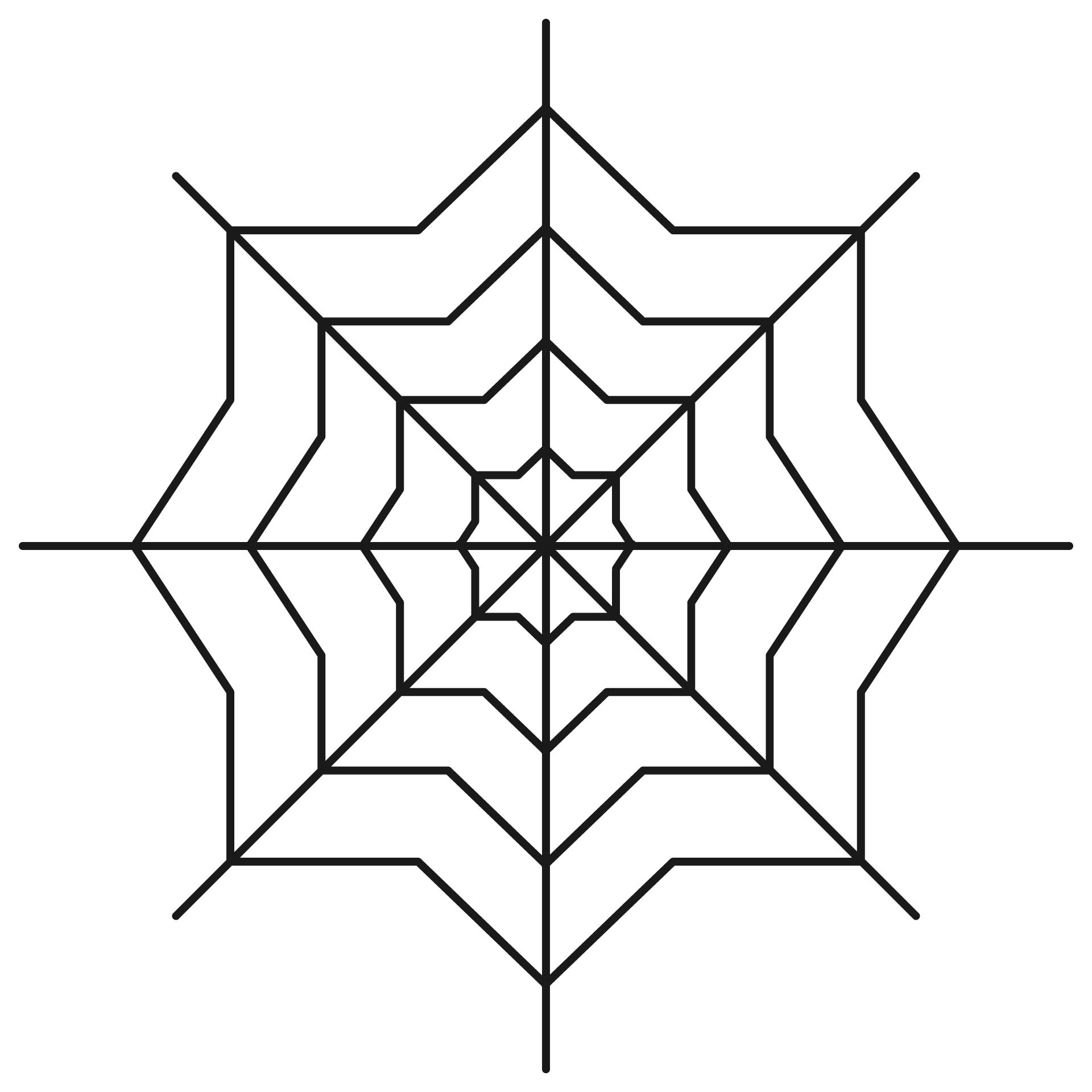 Paper Spiders & Web Halloween Templates Printable