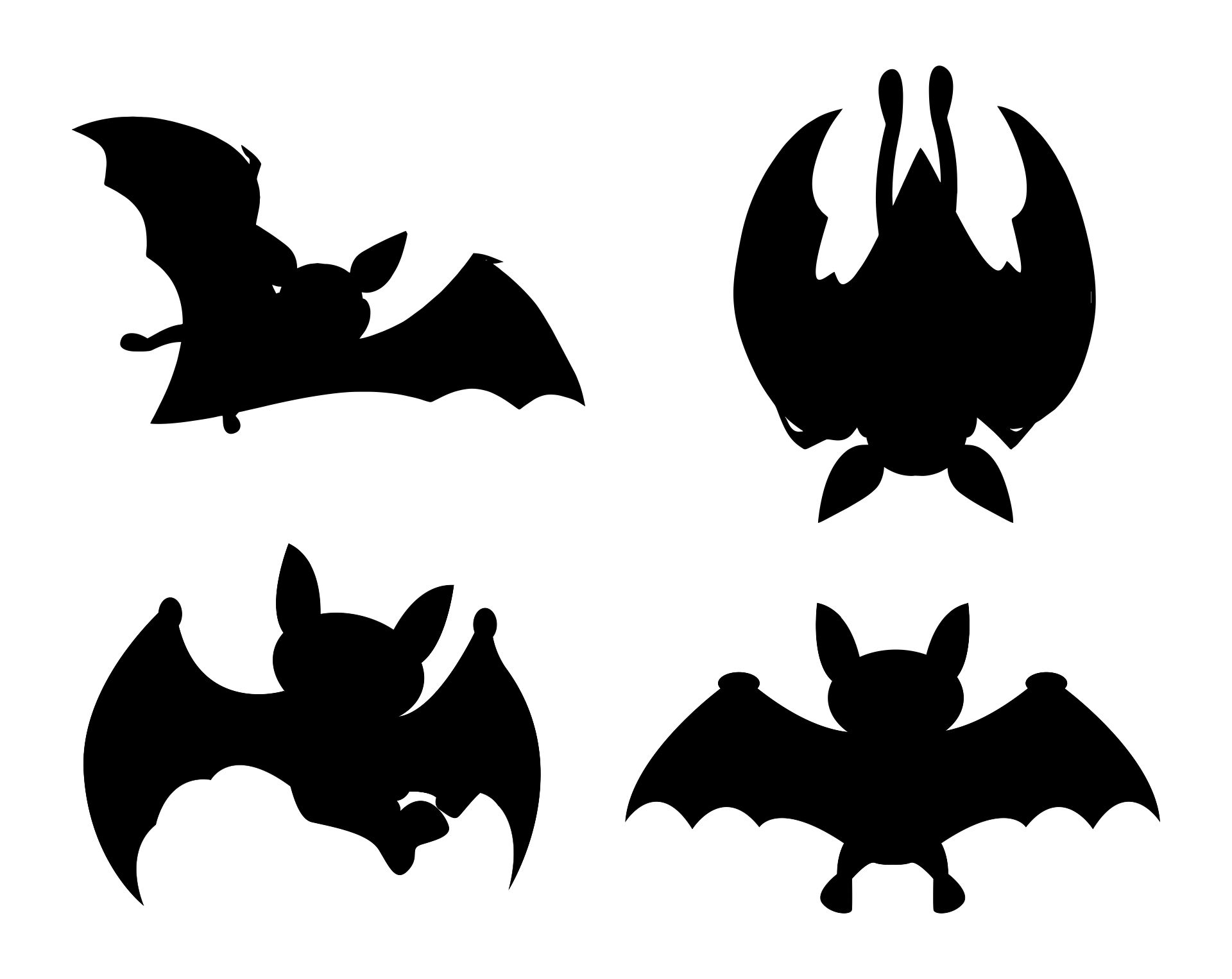 Printable Bat Halloween Decoration