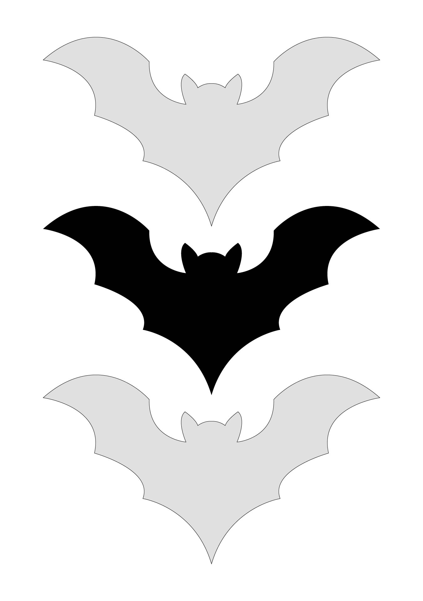 bat face template