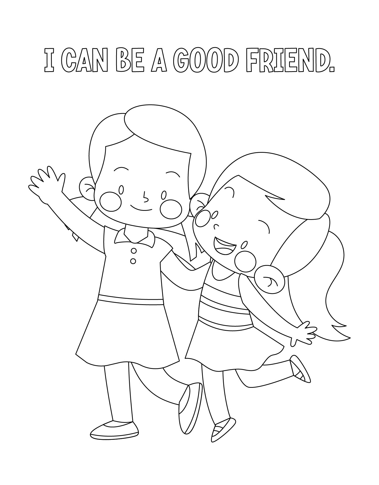 Printable Classroom Rules Coloring Pages