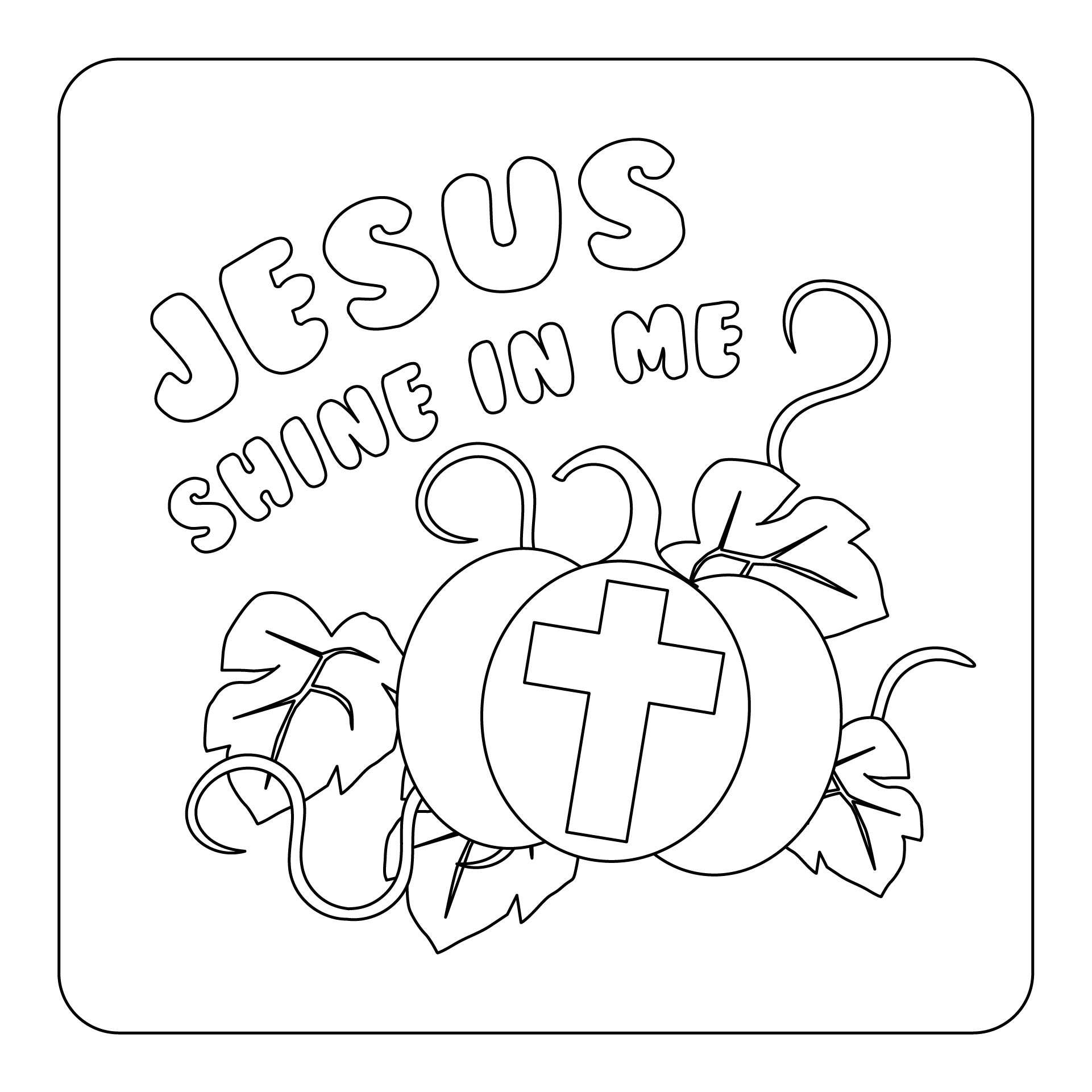 Printable Halloween Coloring Pages Religious Christian
