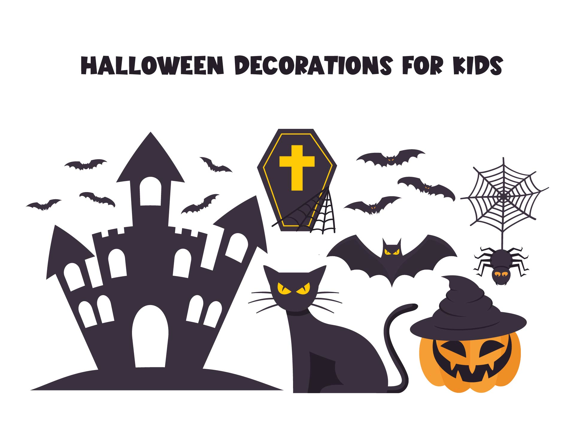 Printable Halloween Decorations For Kids