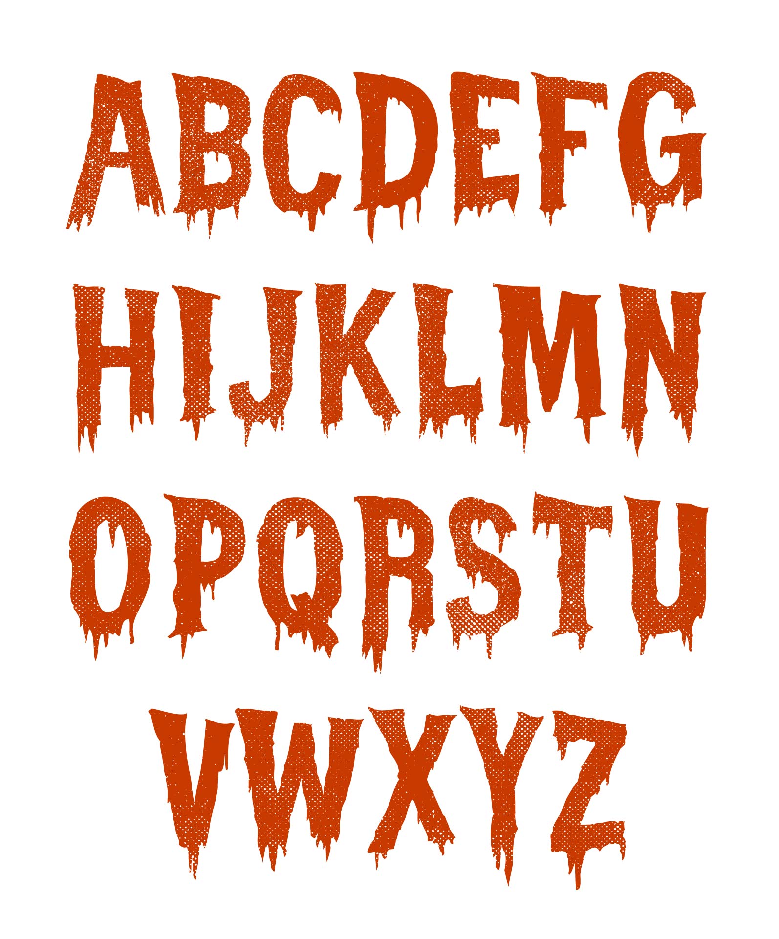 Printable Halloween Fonts For Crafts