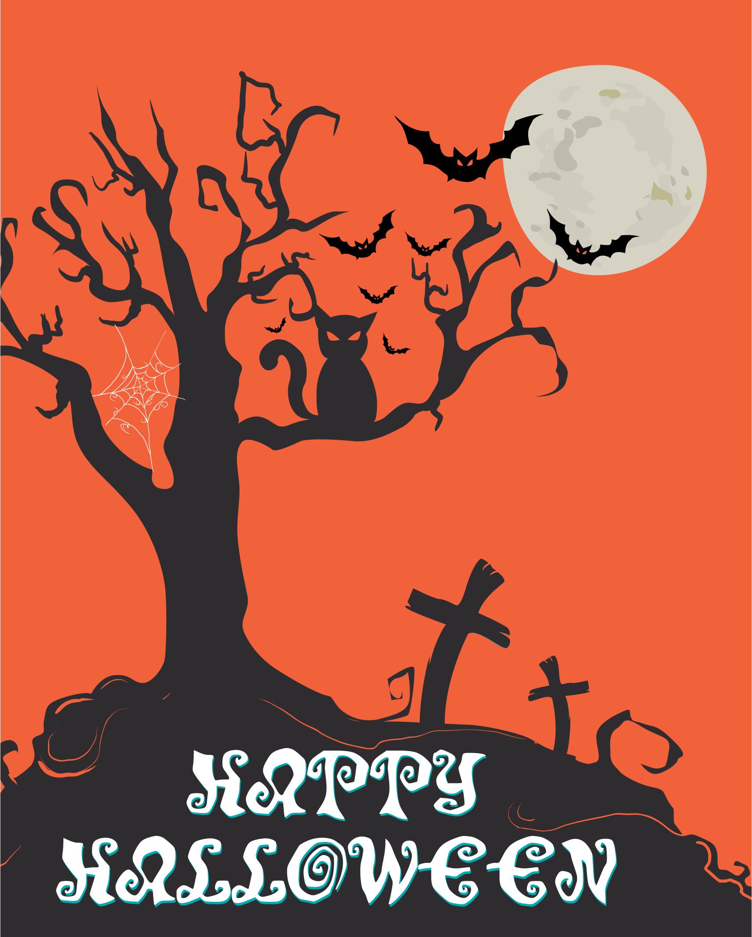 Printable Happy Halloween Card
