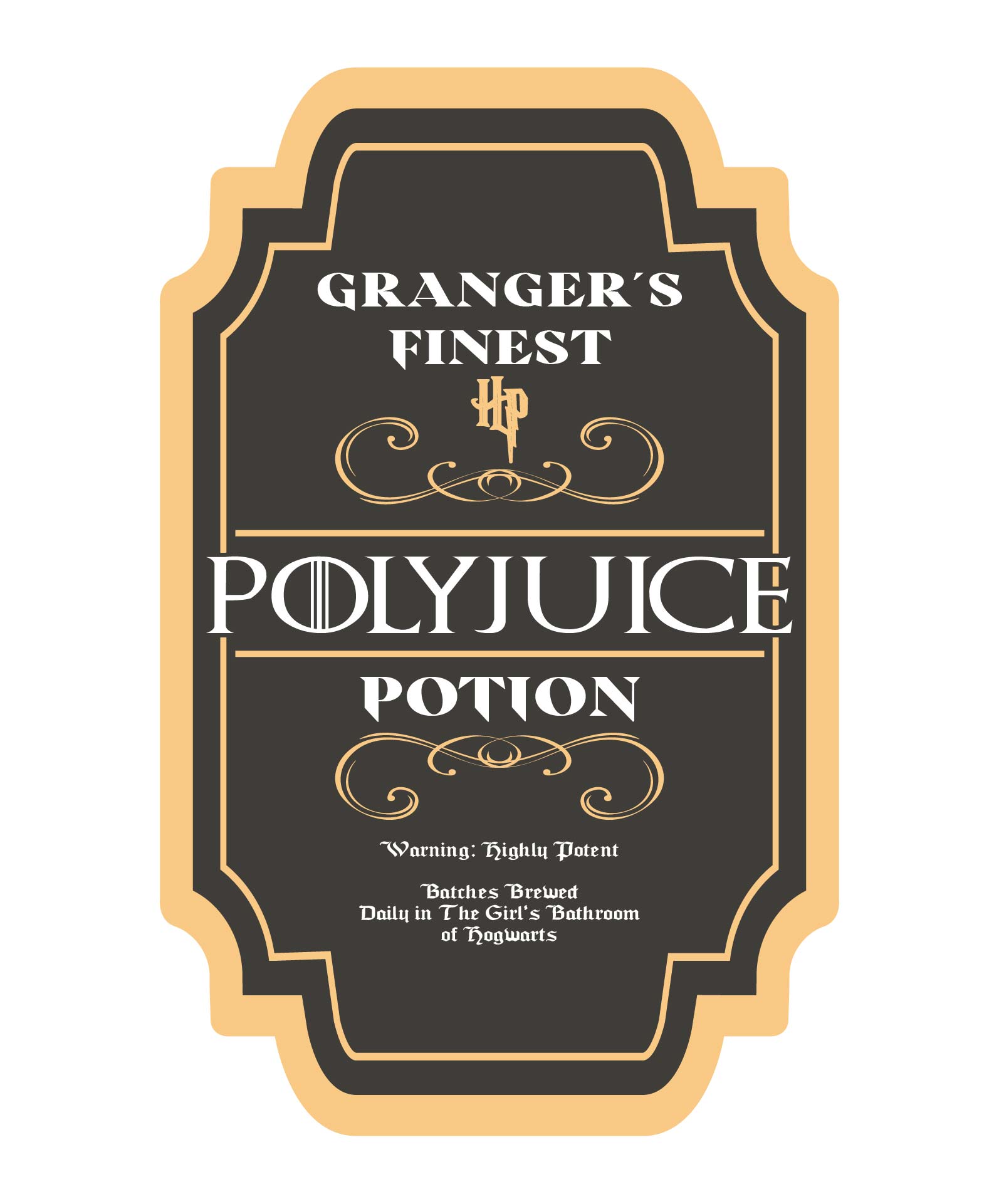 Printable Polyjuce Potion Labels