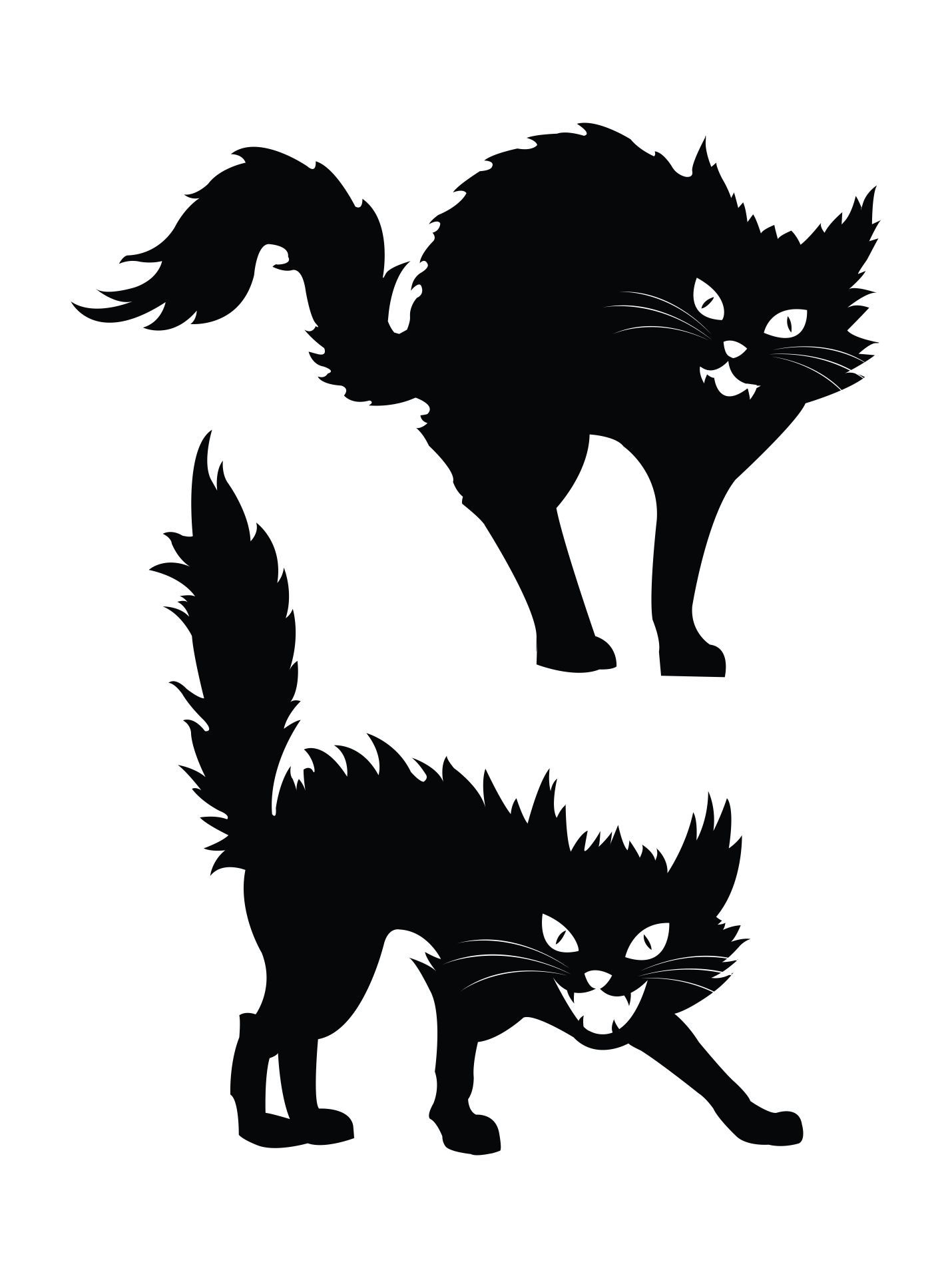 Printable Scary Cat Svg