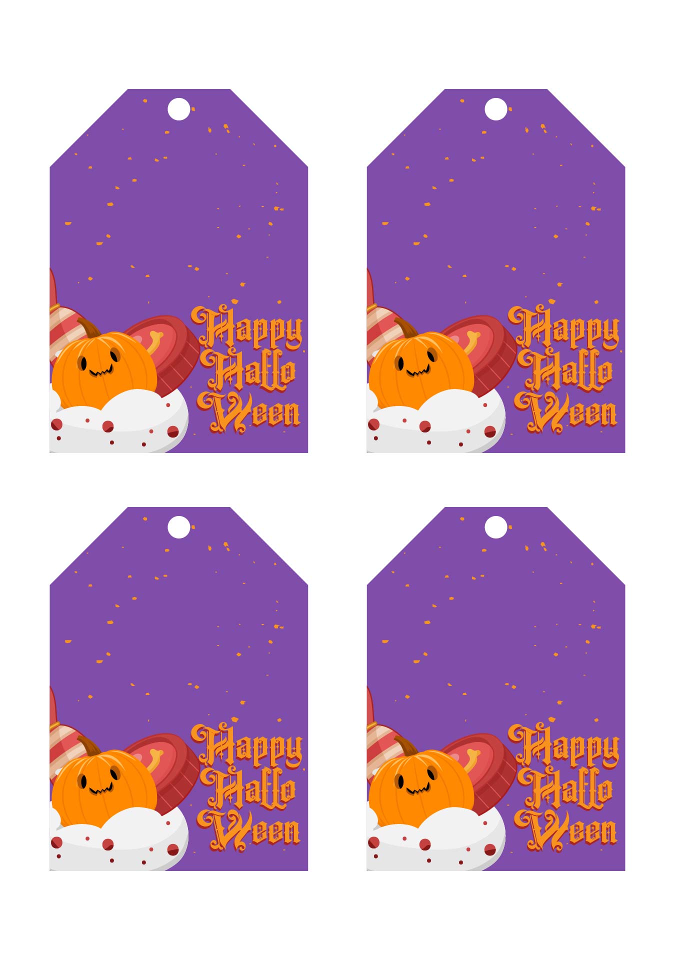 Printable Tags For Halloween Goodie Bags