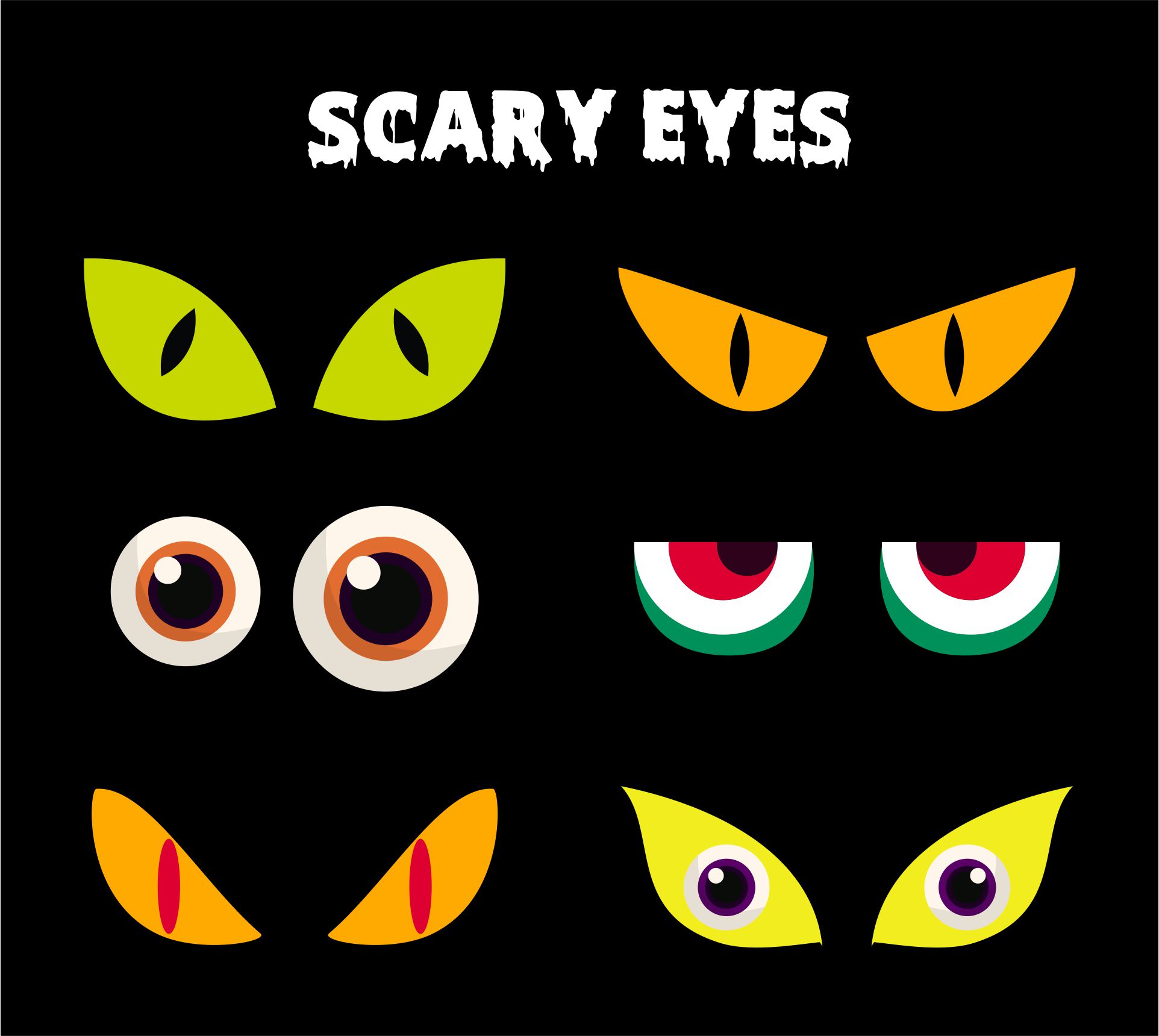 Scary Eyes Printable