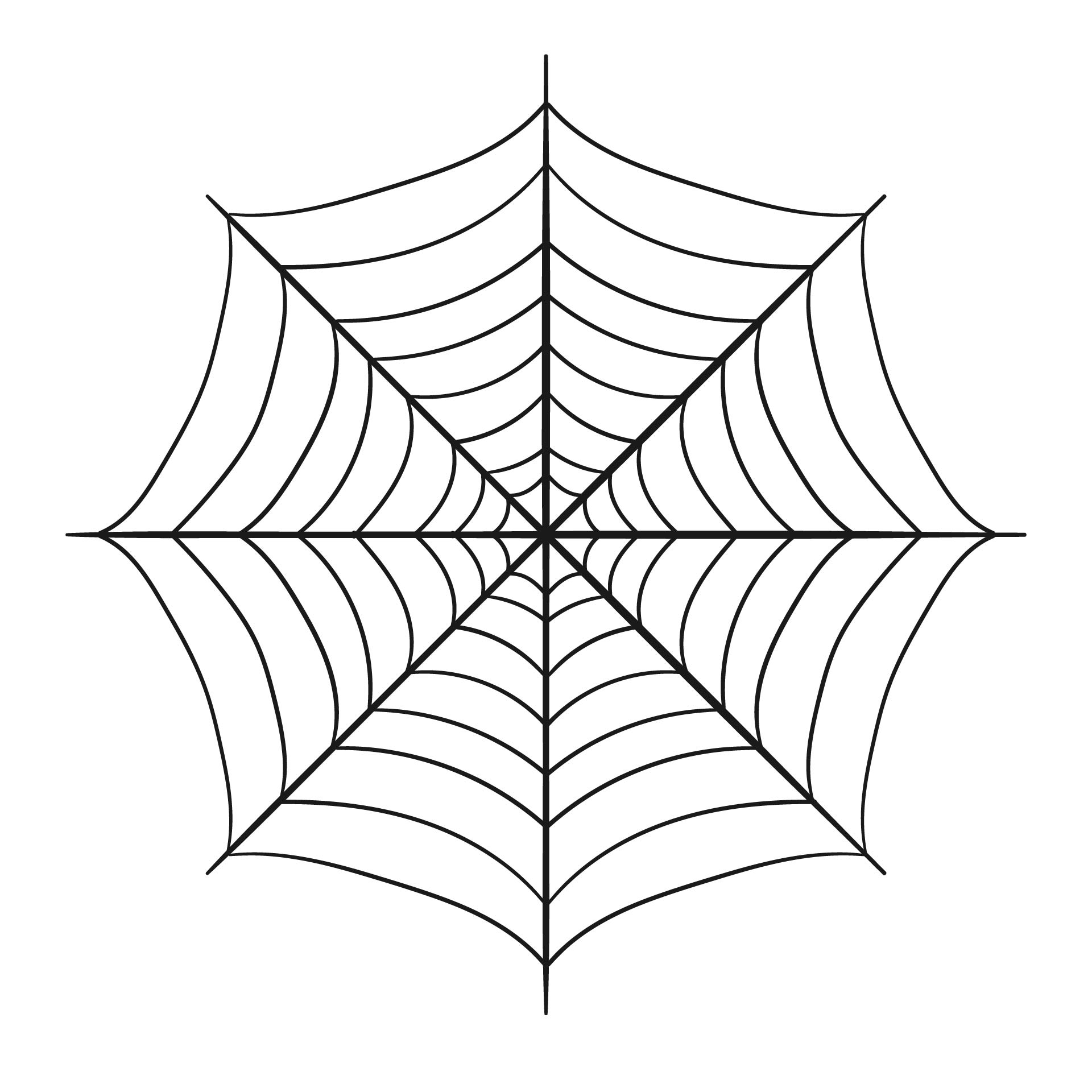 Spider Web Printable Clip Art