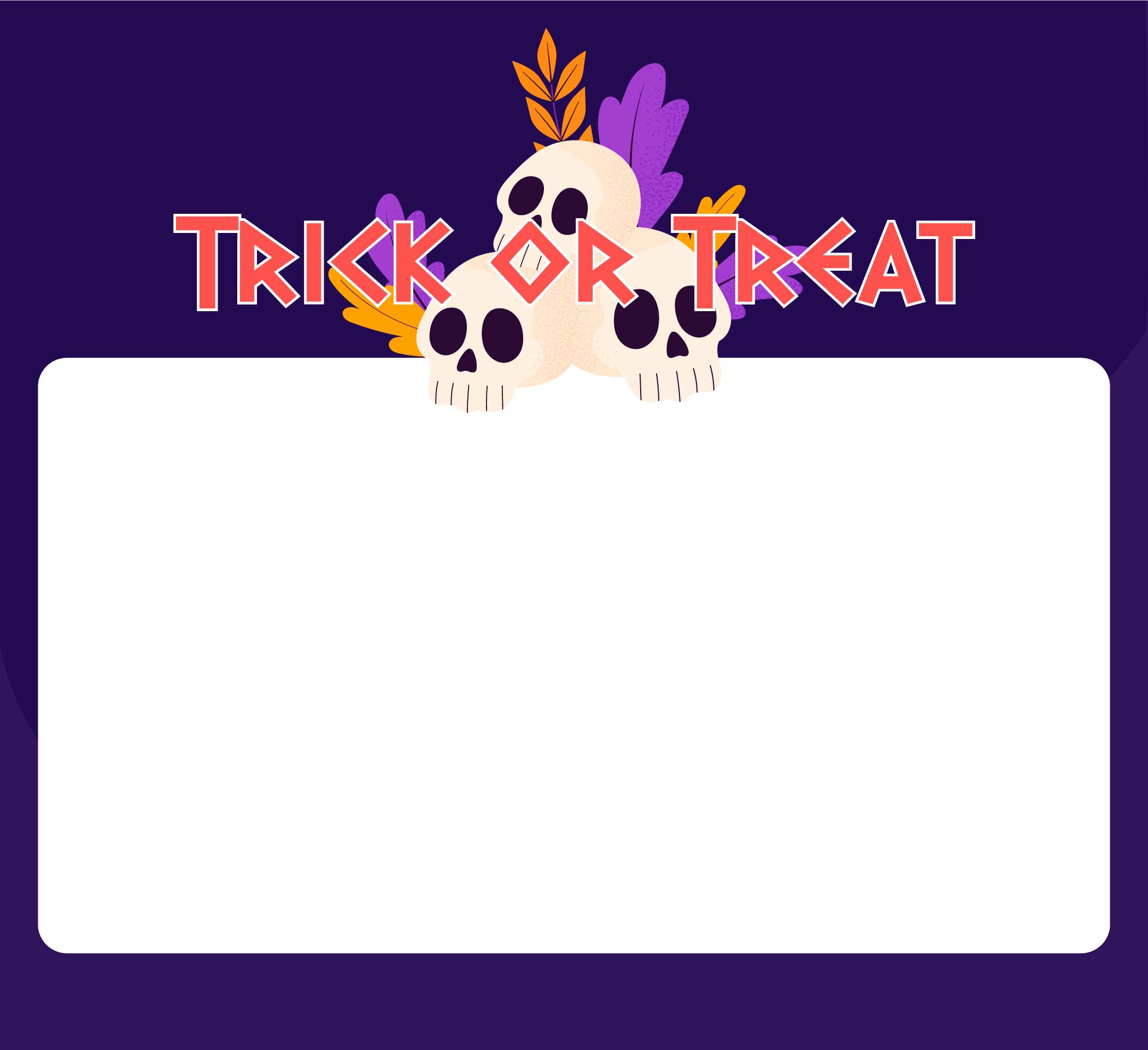 Trick Or Treat Thank You Printable Cards Halloween