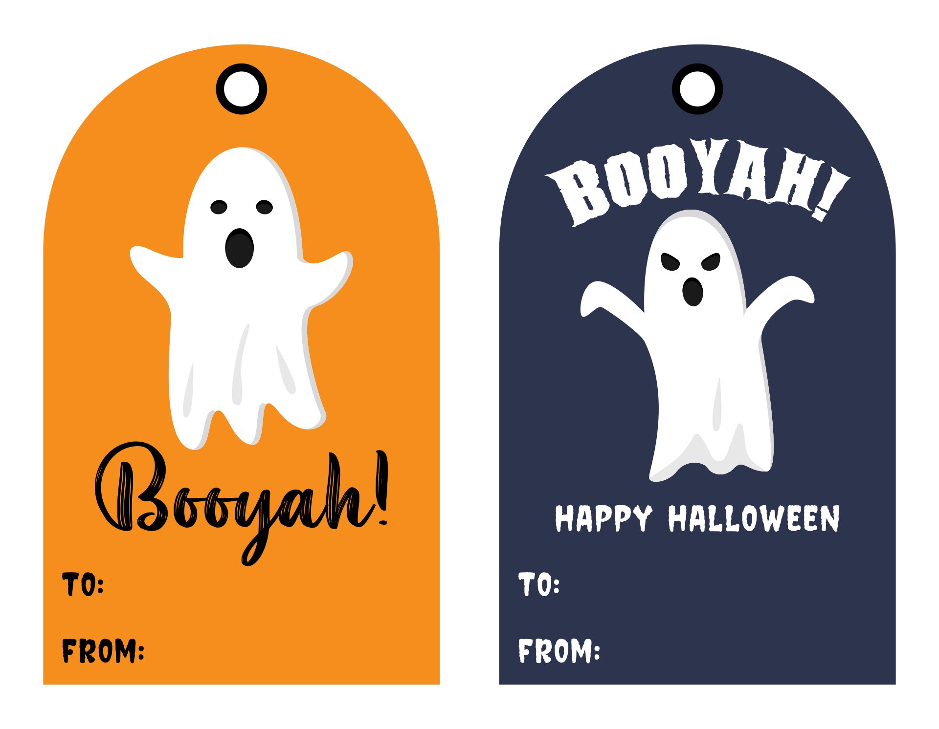 Adorable Printable Halloween Tags For Booing Friends And Neighbors