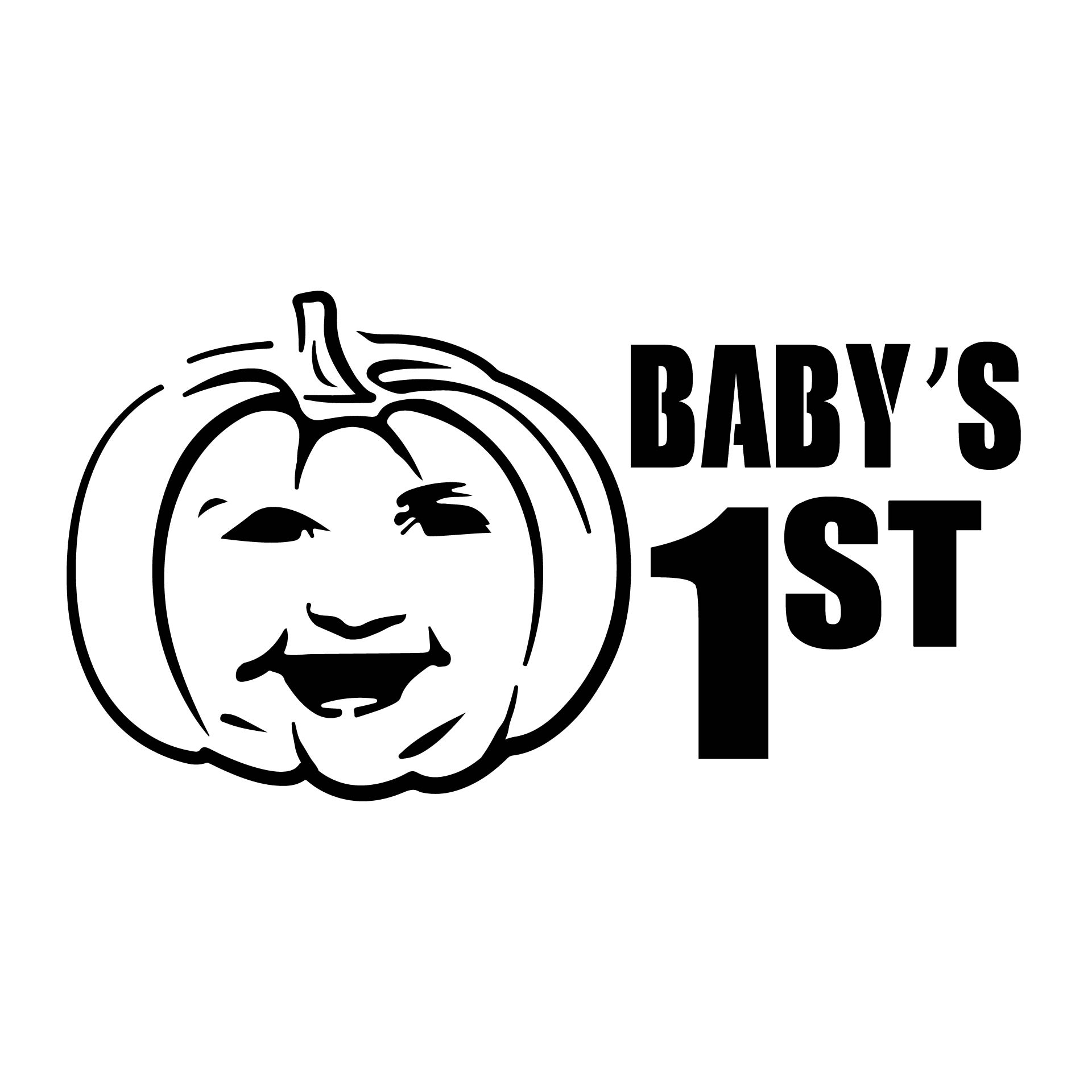 Babys 1st Halloween Pumpkin Stencil Printable