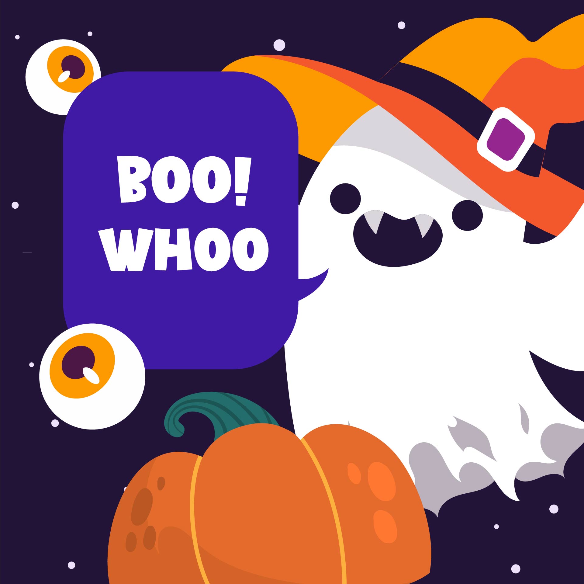 Boo Whoo Printable Halloween Cards