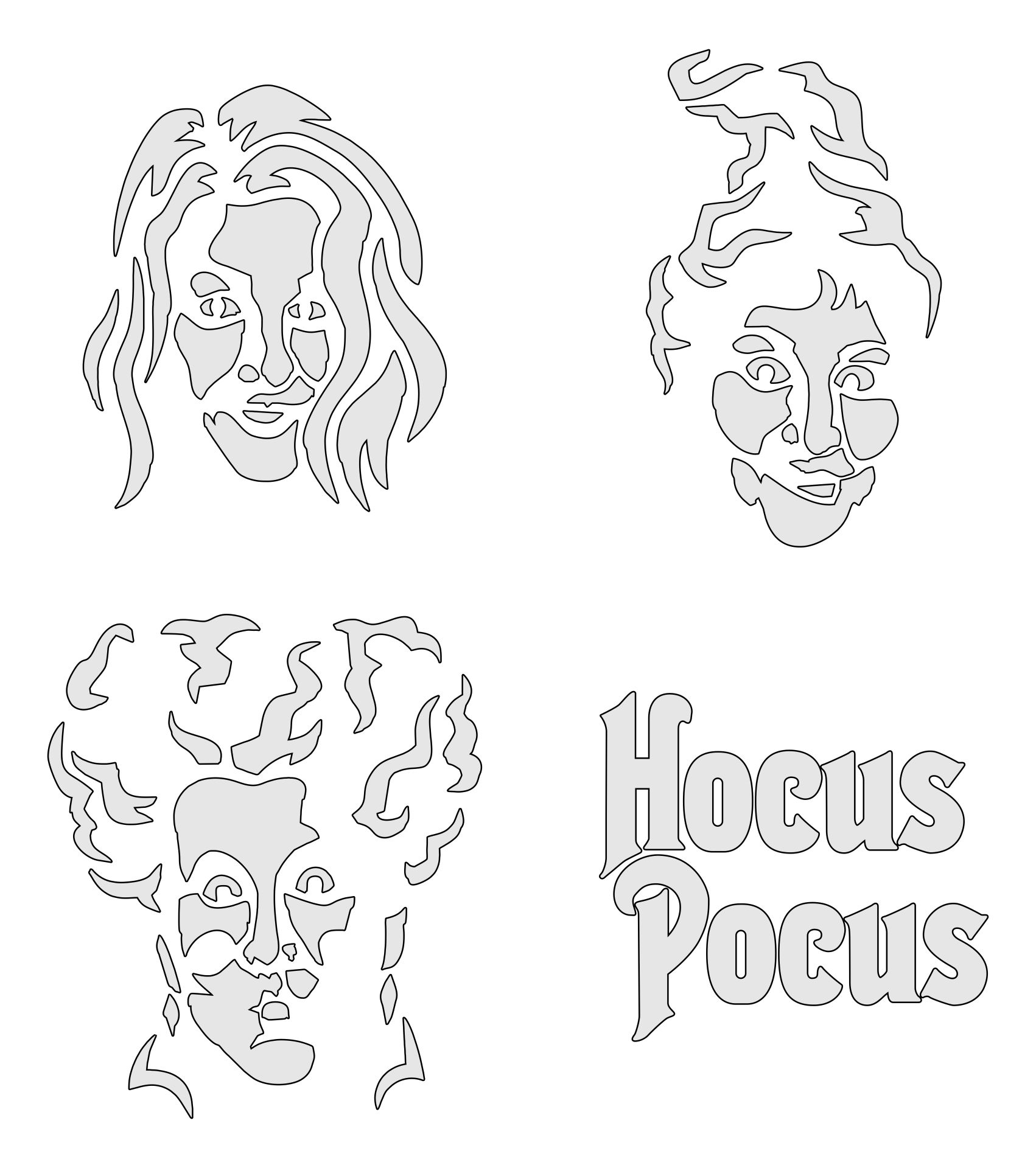 Hocus Pocus Pumpkin Carving Patterns Printable