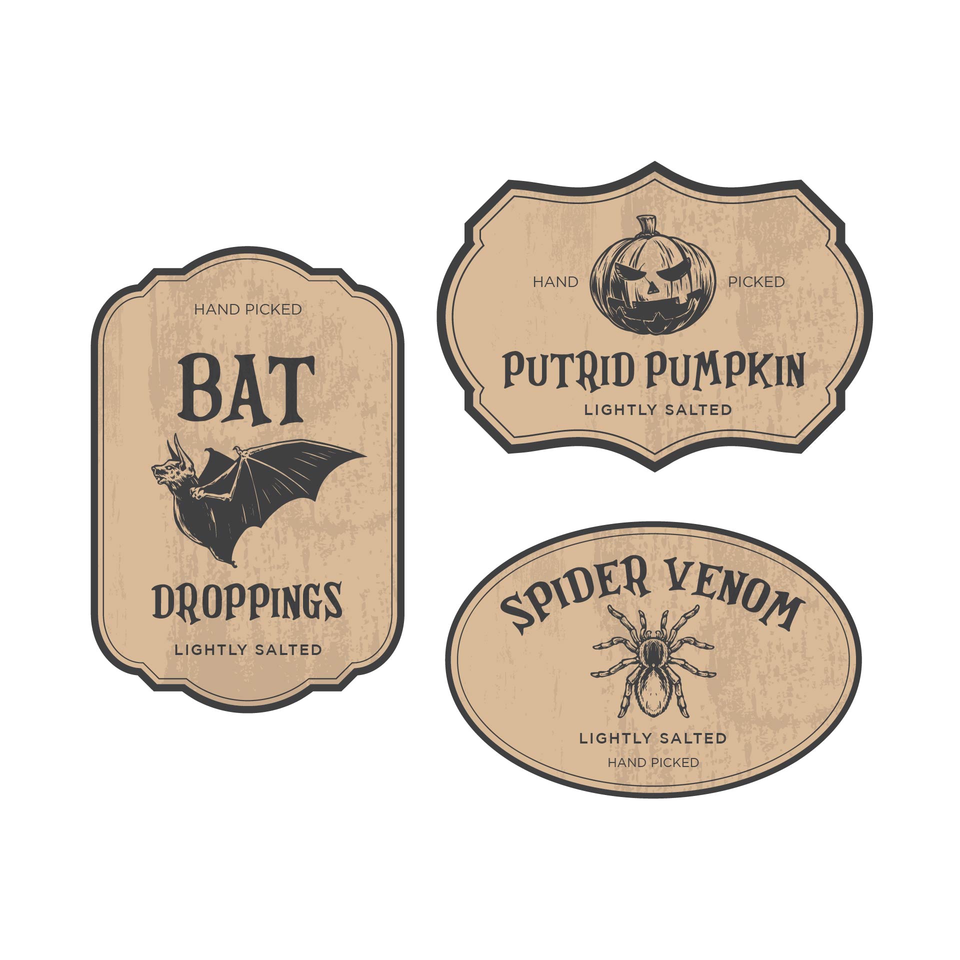 Printable Apothecary Labels For Halloween Decorations