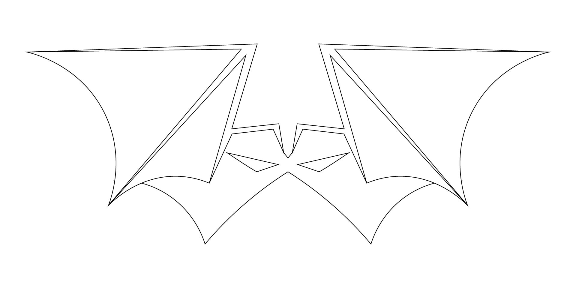 Printable Bat Mask For Halloween Coloring Pages