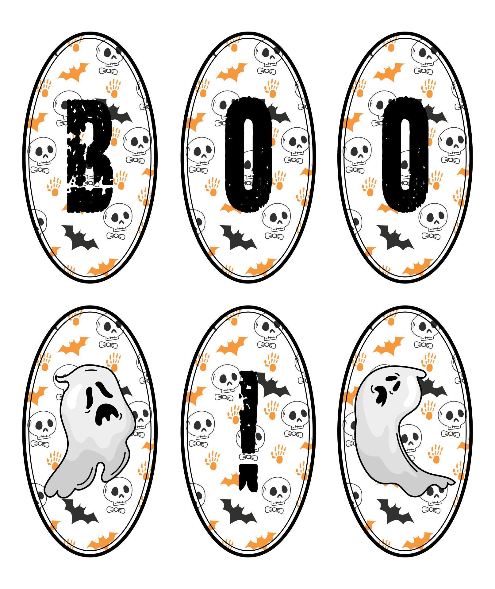Printable Halloween Banner Boo