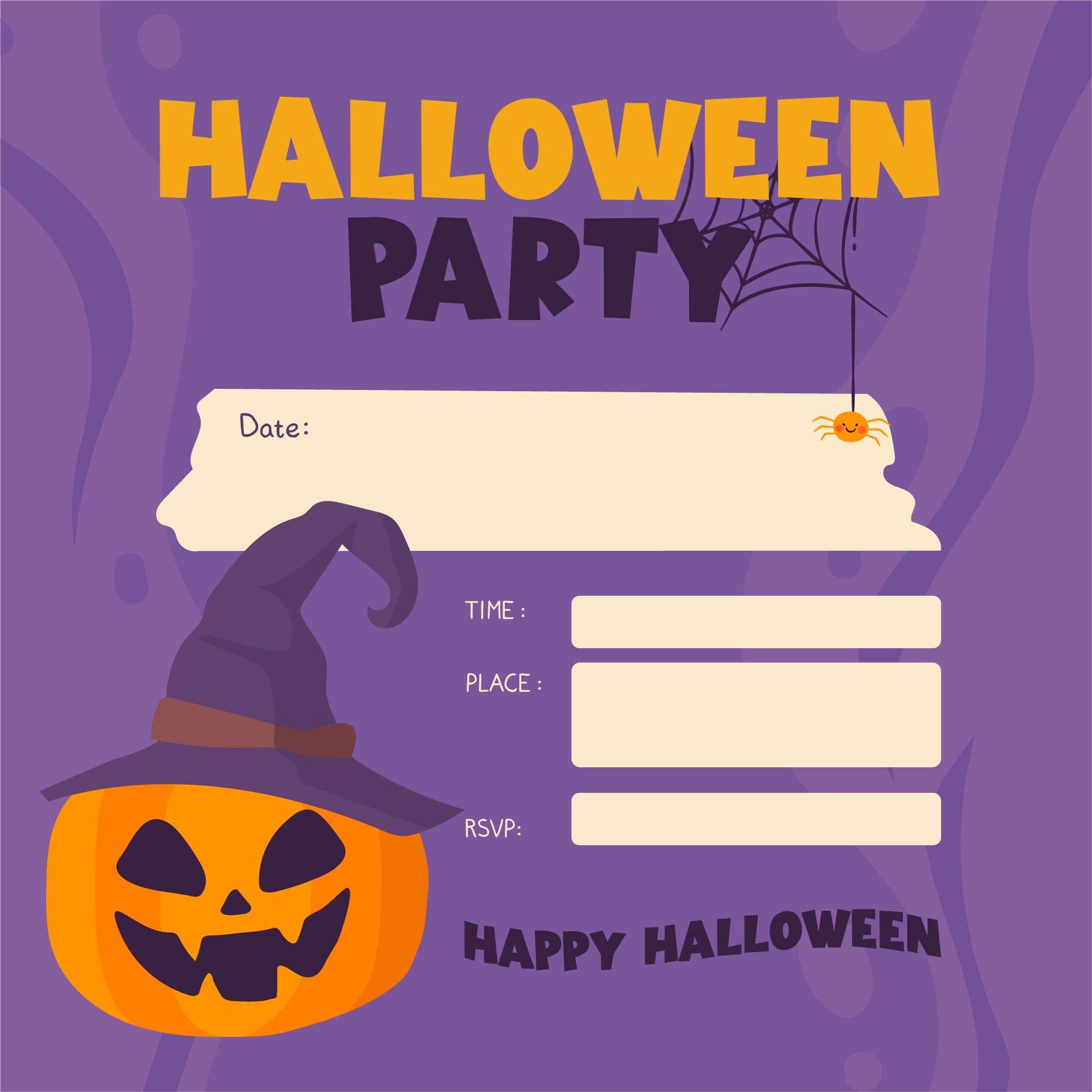 Printable Halloween Holiday Flyer Templates