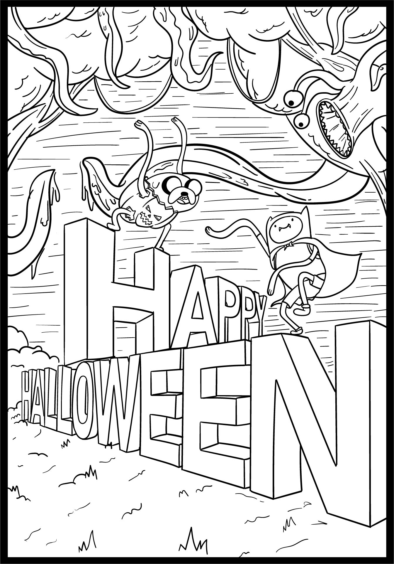 Printable Halloween Images Coloring