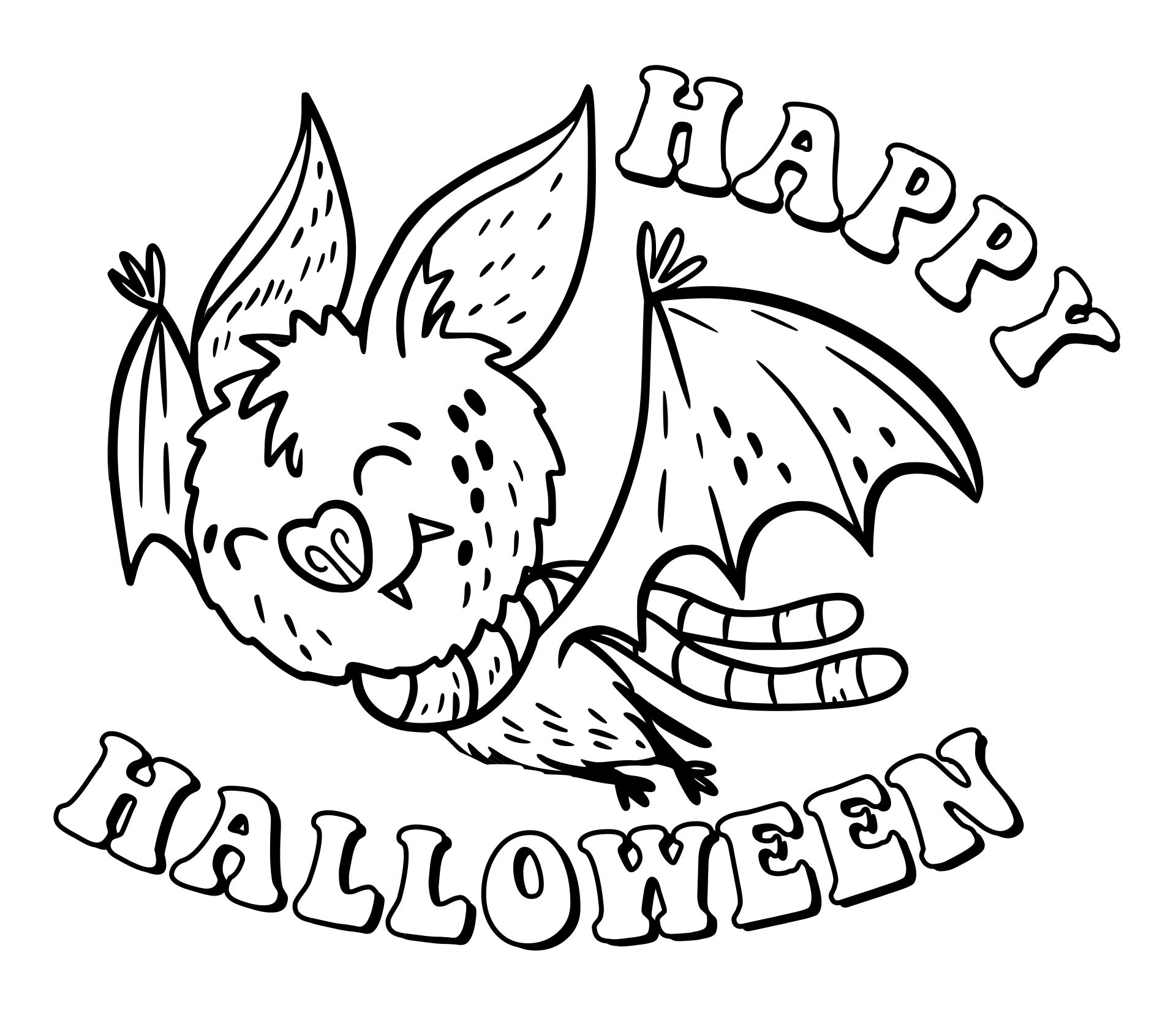 Printable Halloween Preschool Coloring Sheets