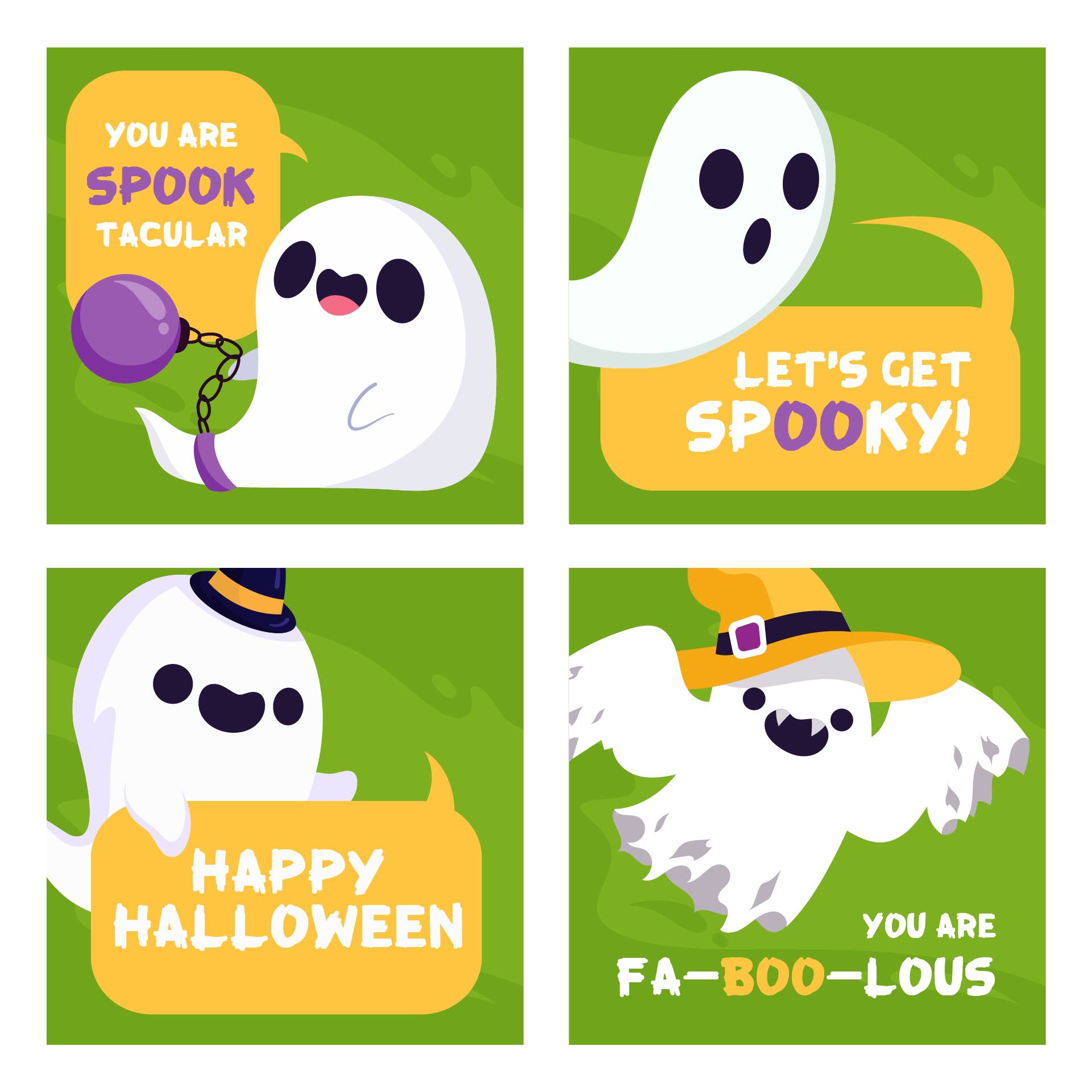 Printable Spooky N Funny Halloween Cards