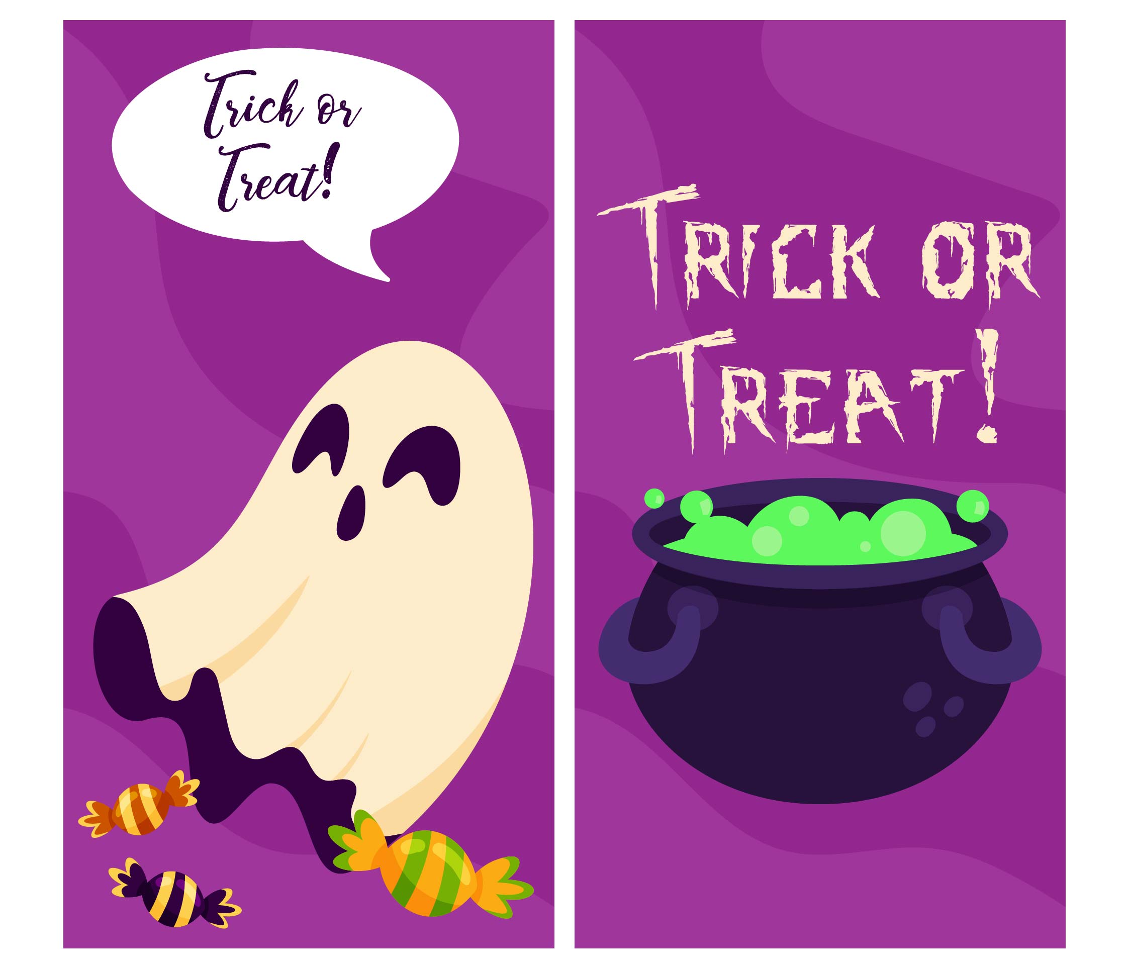 Printable Trick Or Treat Halloween Tags