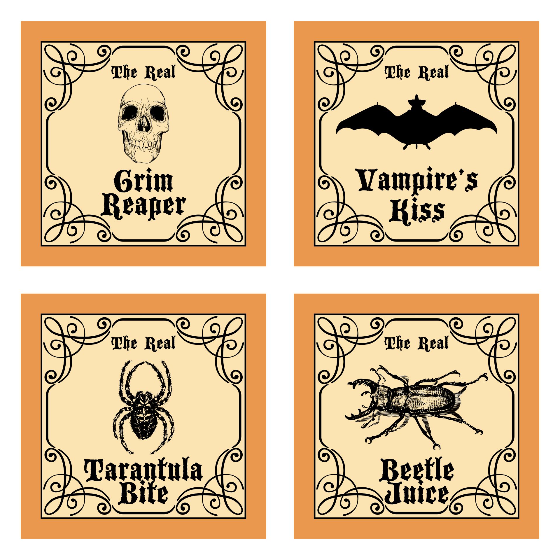 Printables Halloween Decorations Labels