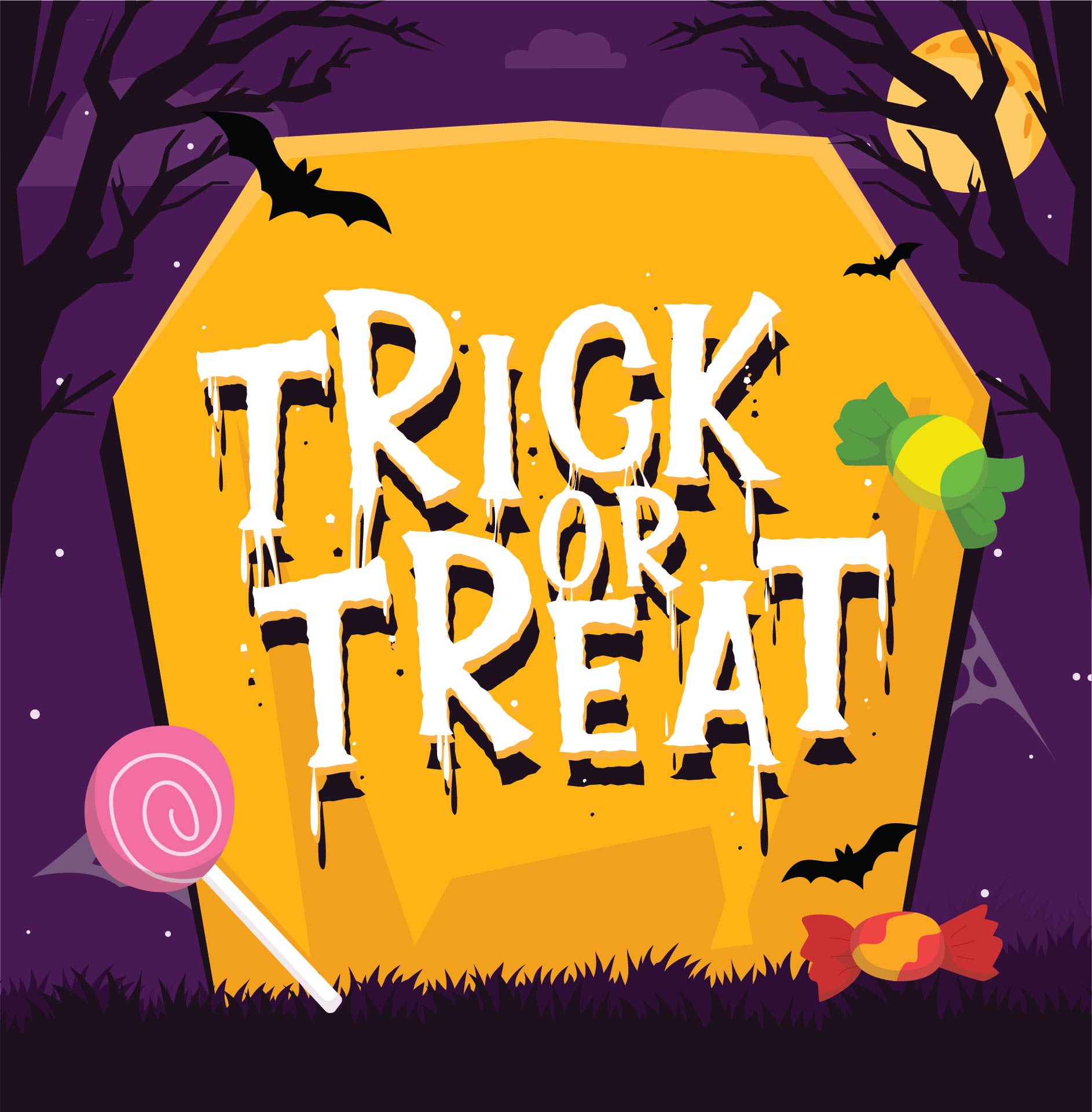 Trick Or Treater Candy Sign Printables