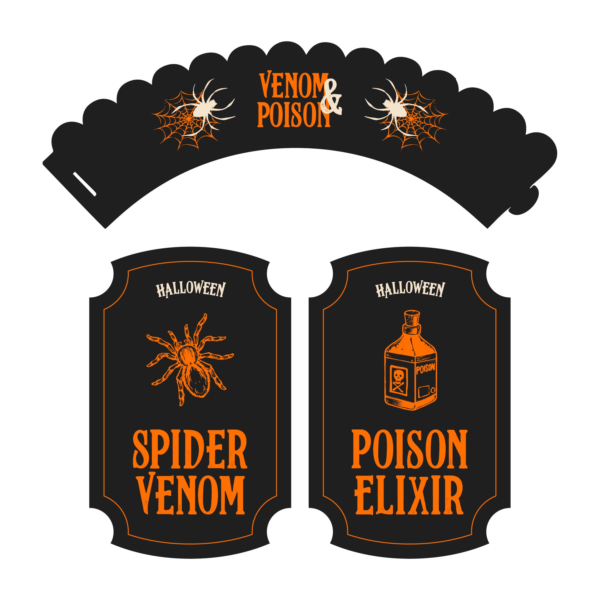 Venom And Potions Halloween Party Printables