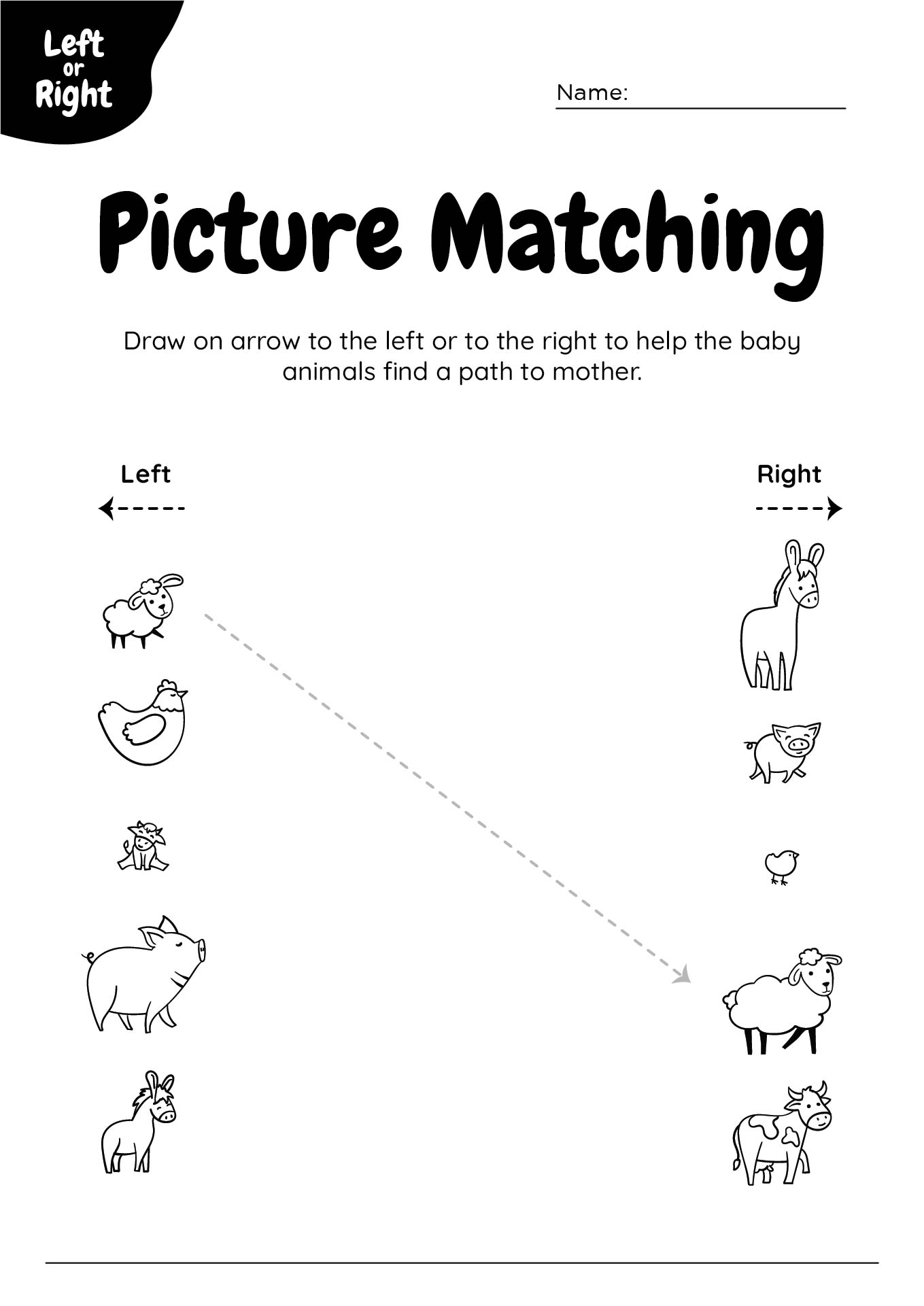 Picture Matching Worksheets For Preschool Logical Thinking Printables