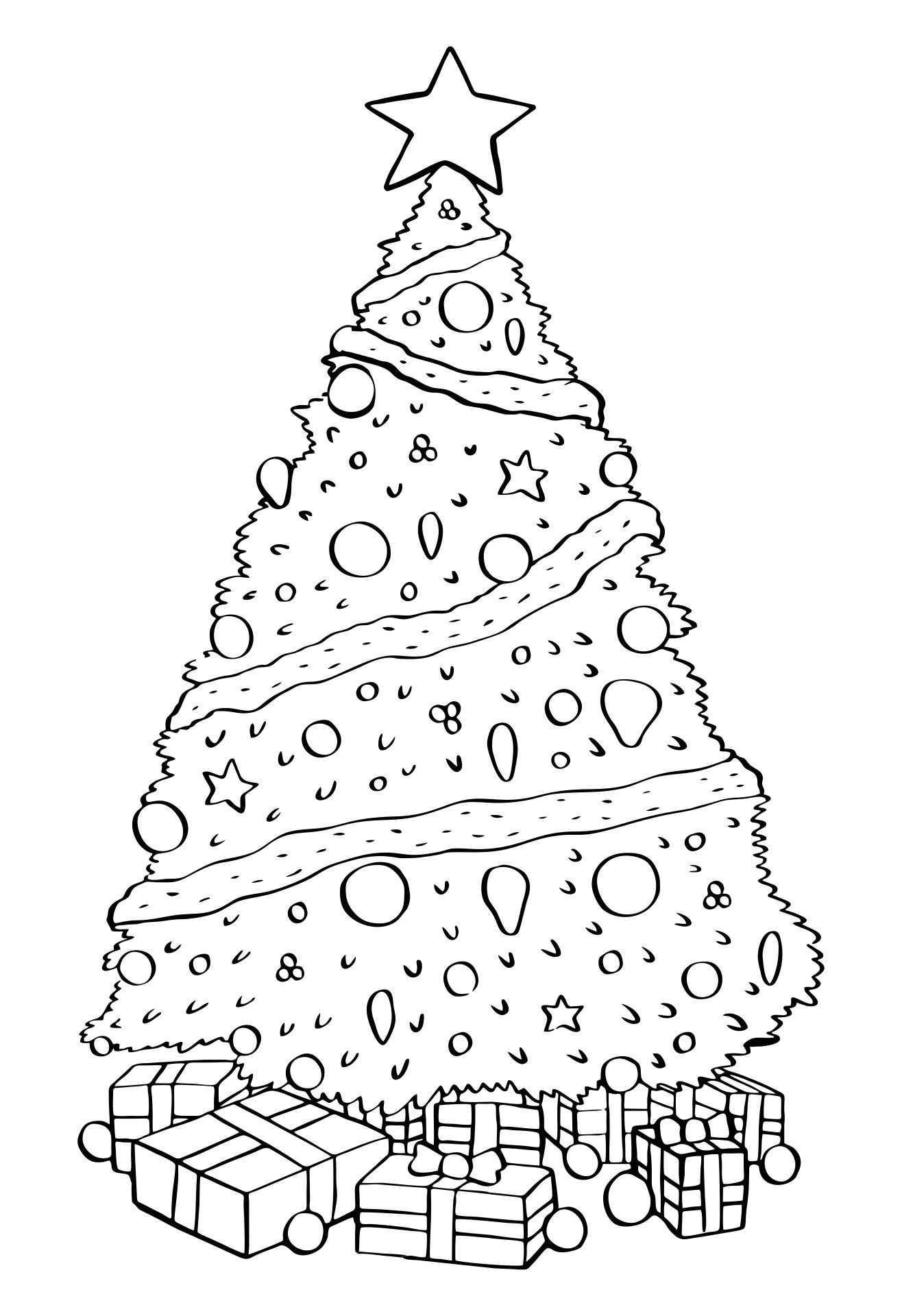 Printable Holiday Adult Coloring Pages
