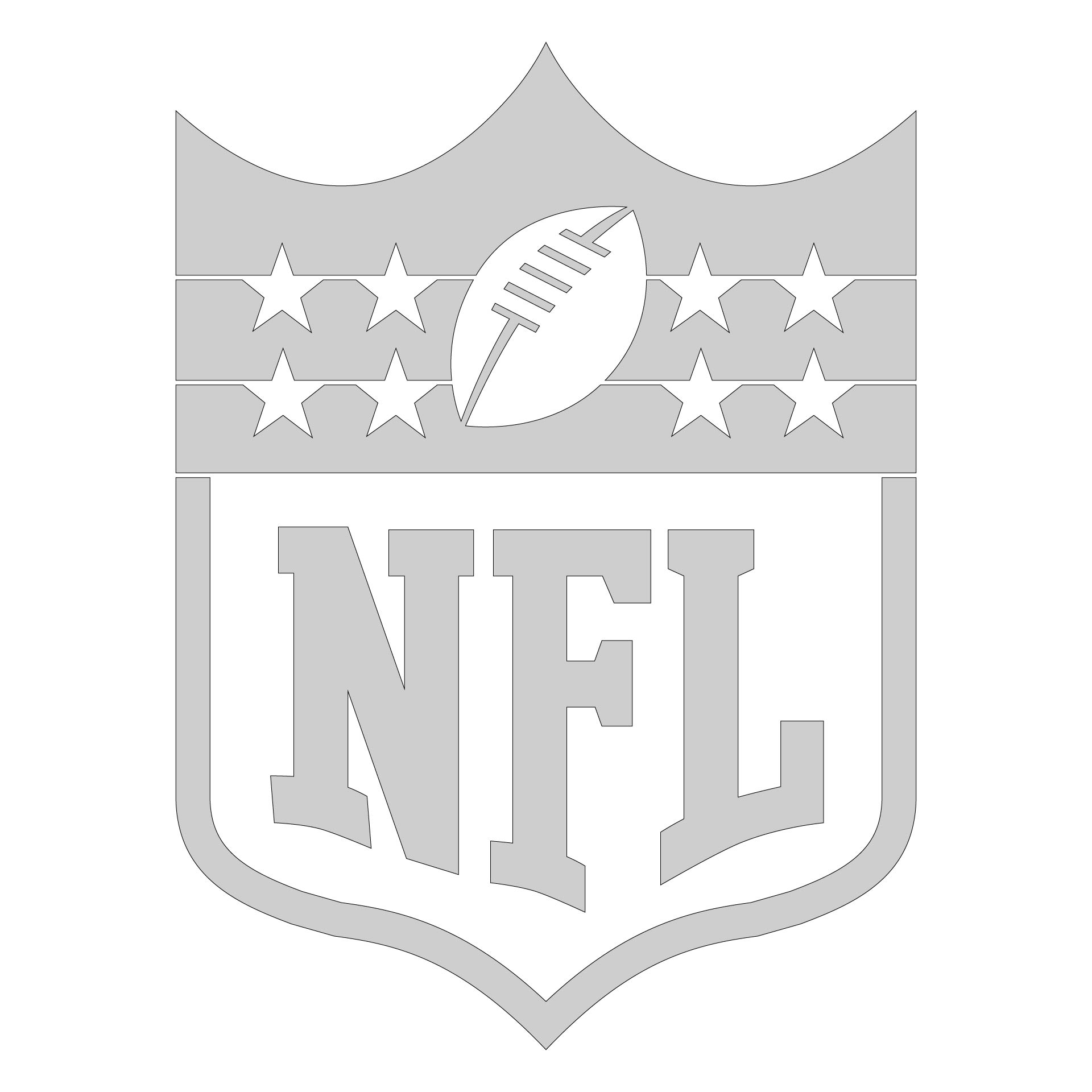 Printable NFL Logo Stencil