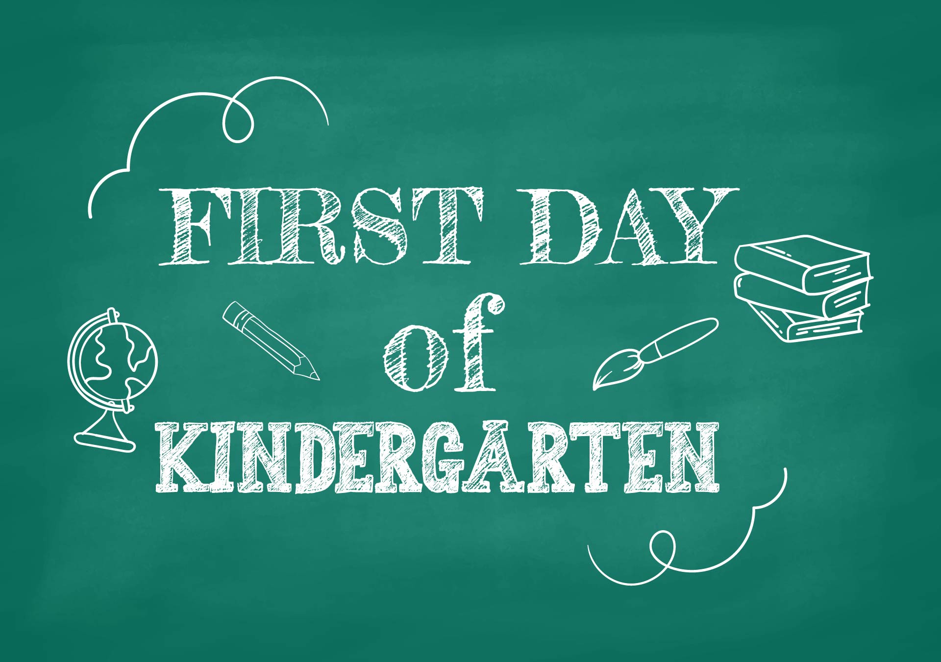 First Day Of Junior Kindergarten Printable Sign