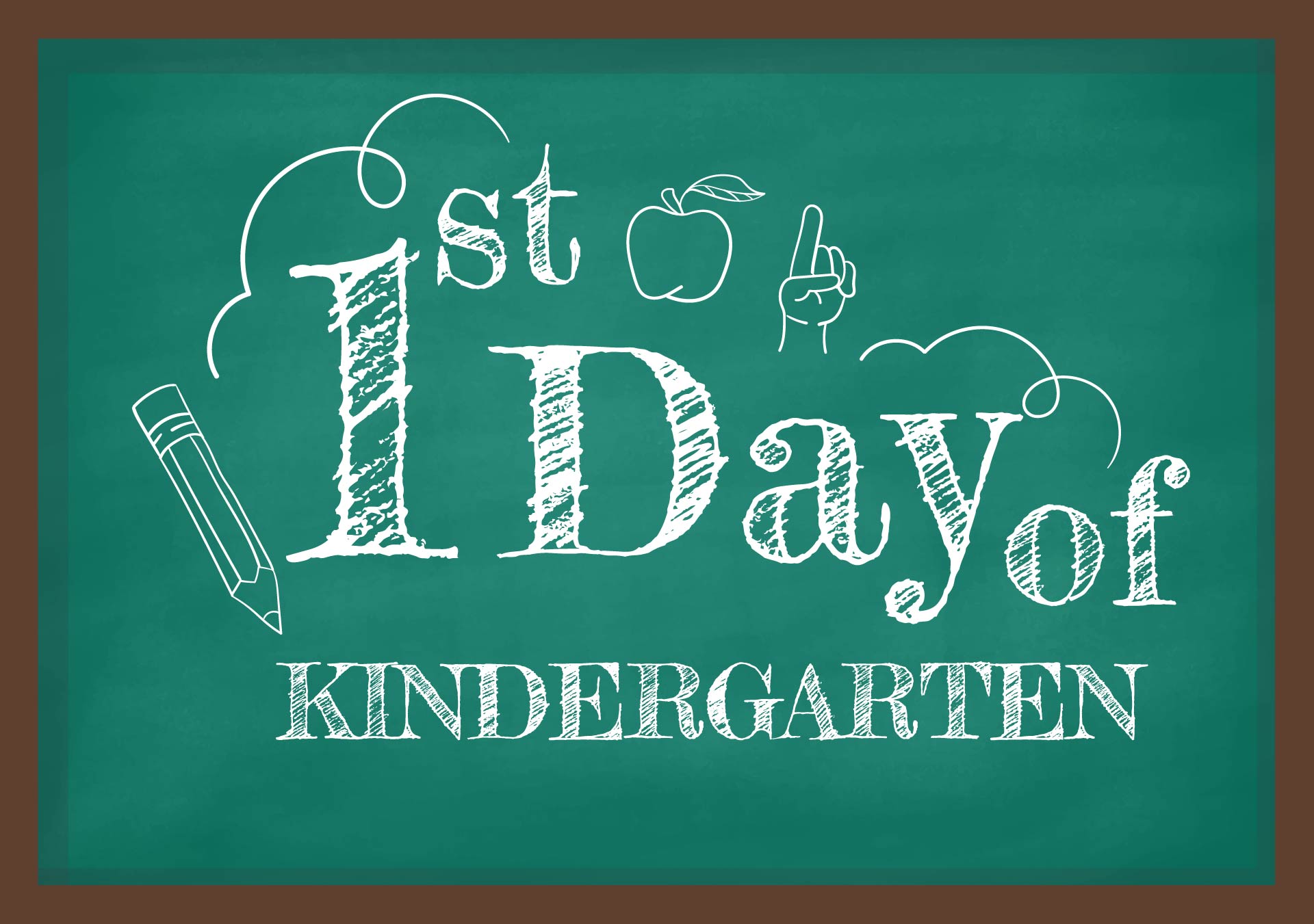 Printable First Day Of School Sign 1st Day Chalkboard