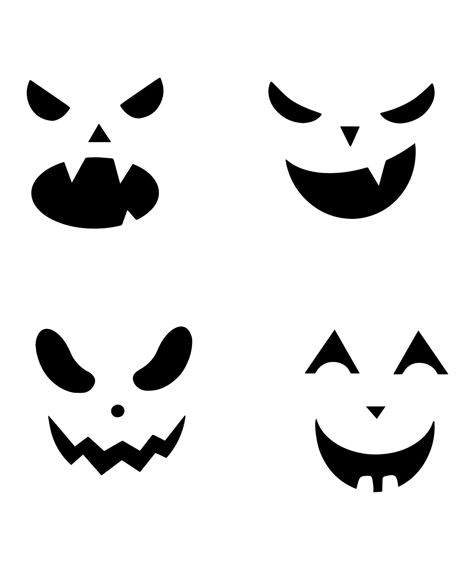 Printable Pumpkin Stencils For Halloween Magic