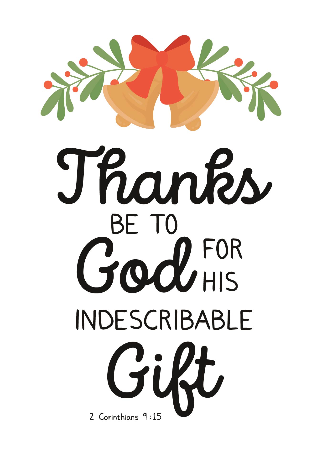 Chistmas Bible Verses Stickers Printable Scripture