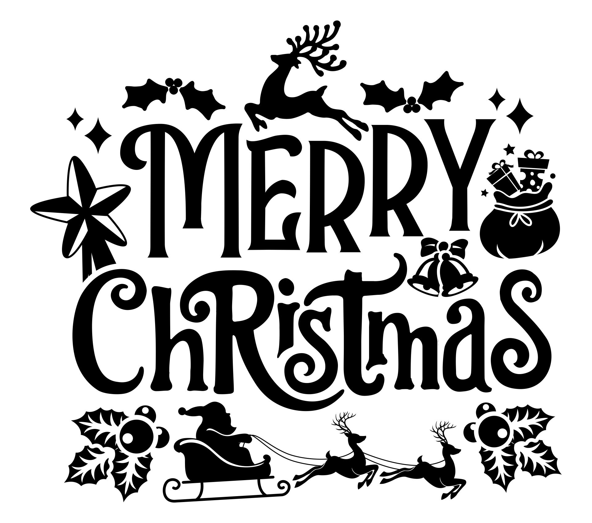 Printable Christmas Stencils For Painting On Wood