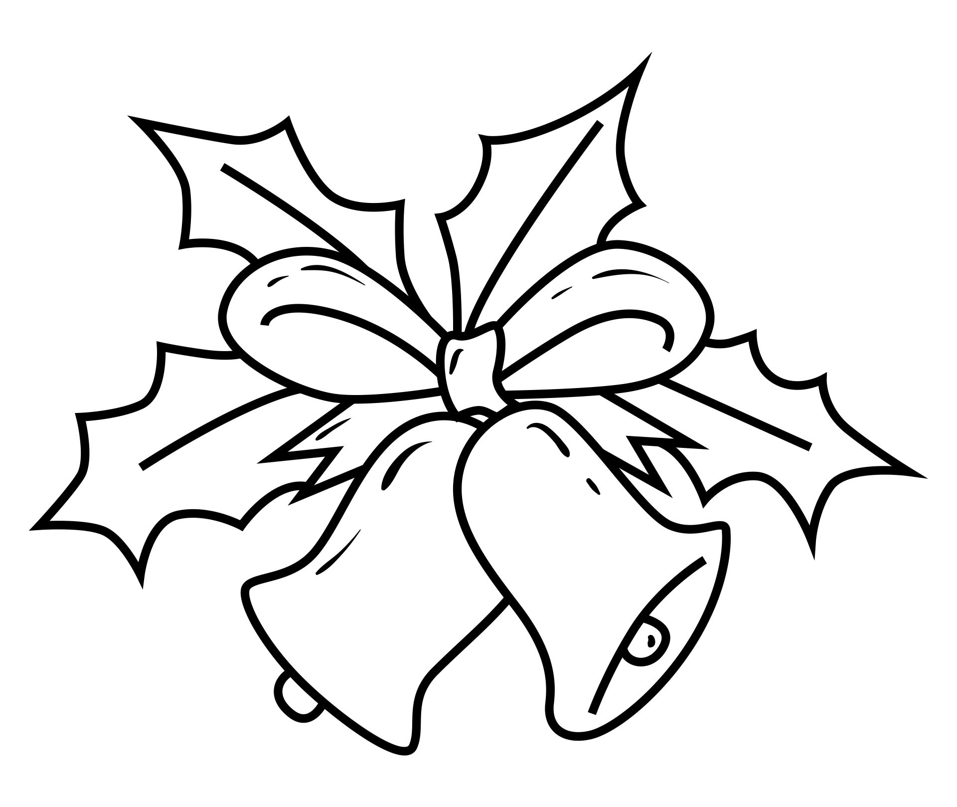 Printable Coloring Pages Of Christmas Bells