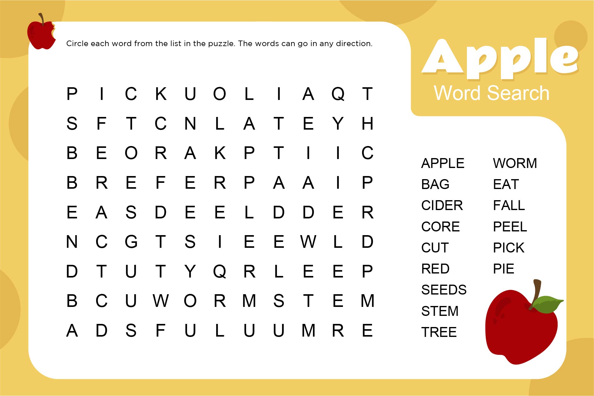 Download Word Search on Word Wall Words 1