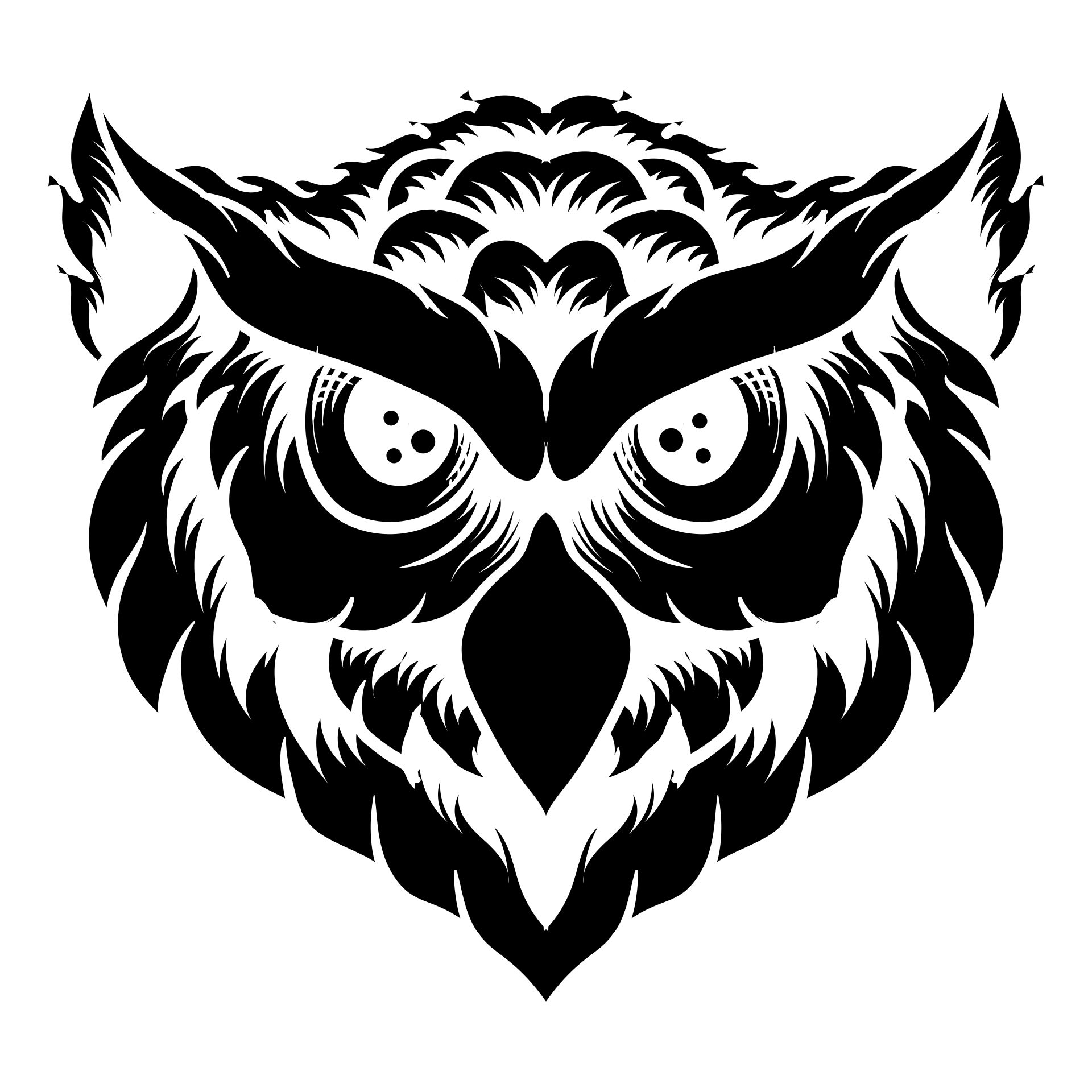 Printable Halloween Owl Pumpkin Pattern