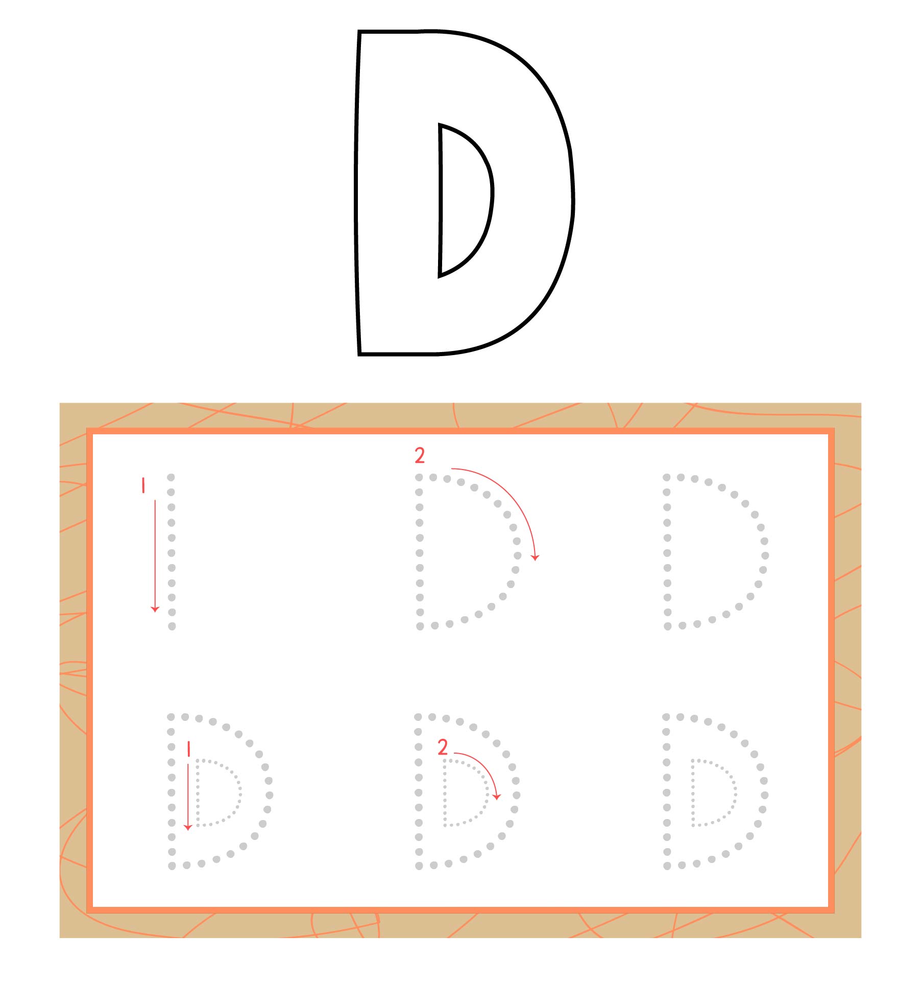 Bubble Letter D Printables And How To Draw