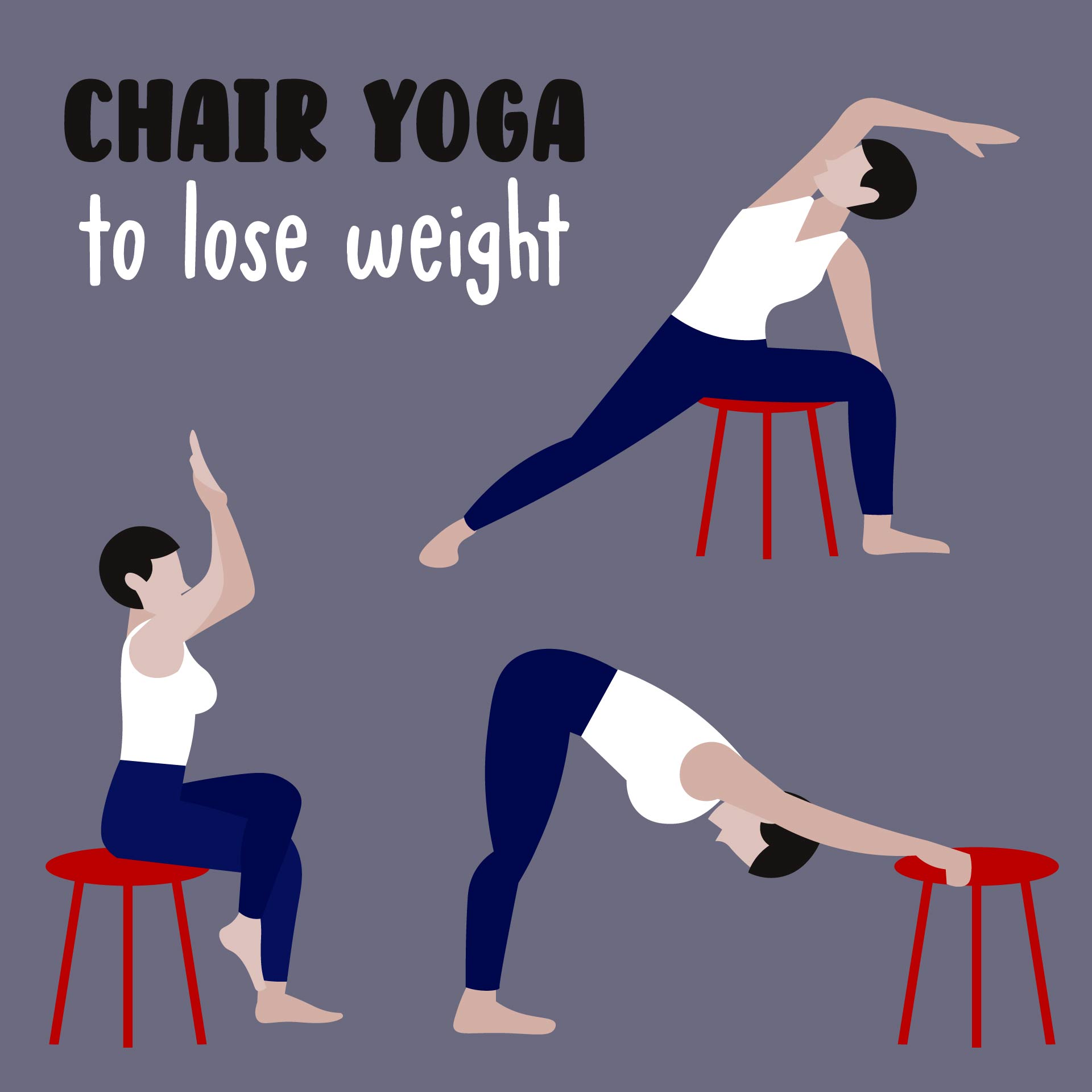 Printable Chair Yoga Exercises For Seniors