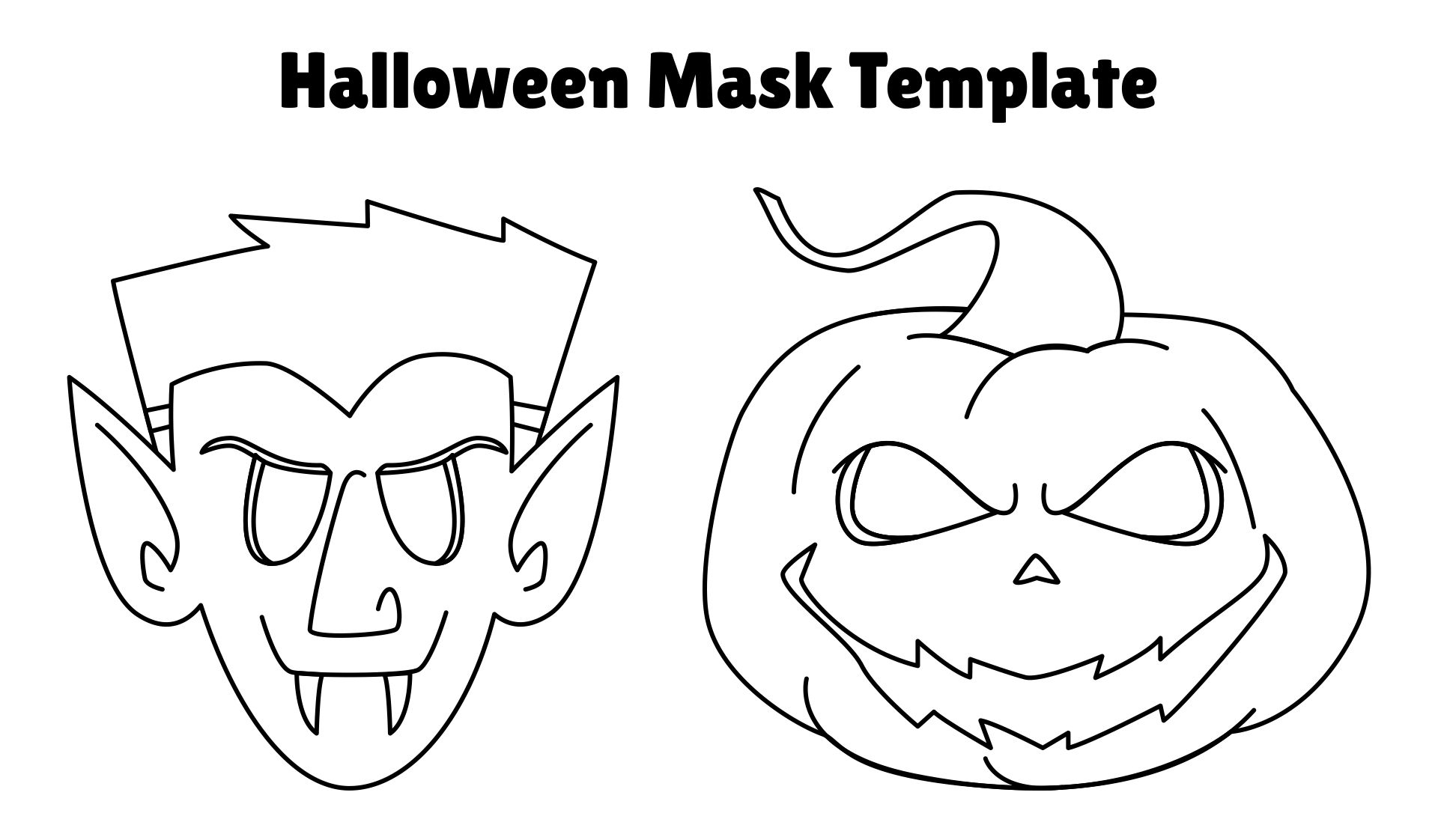 Fun Halloween Crafts For Kids Printable Templates