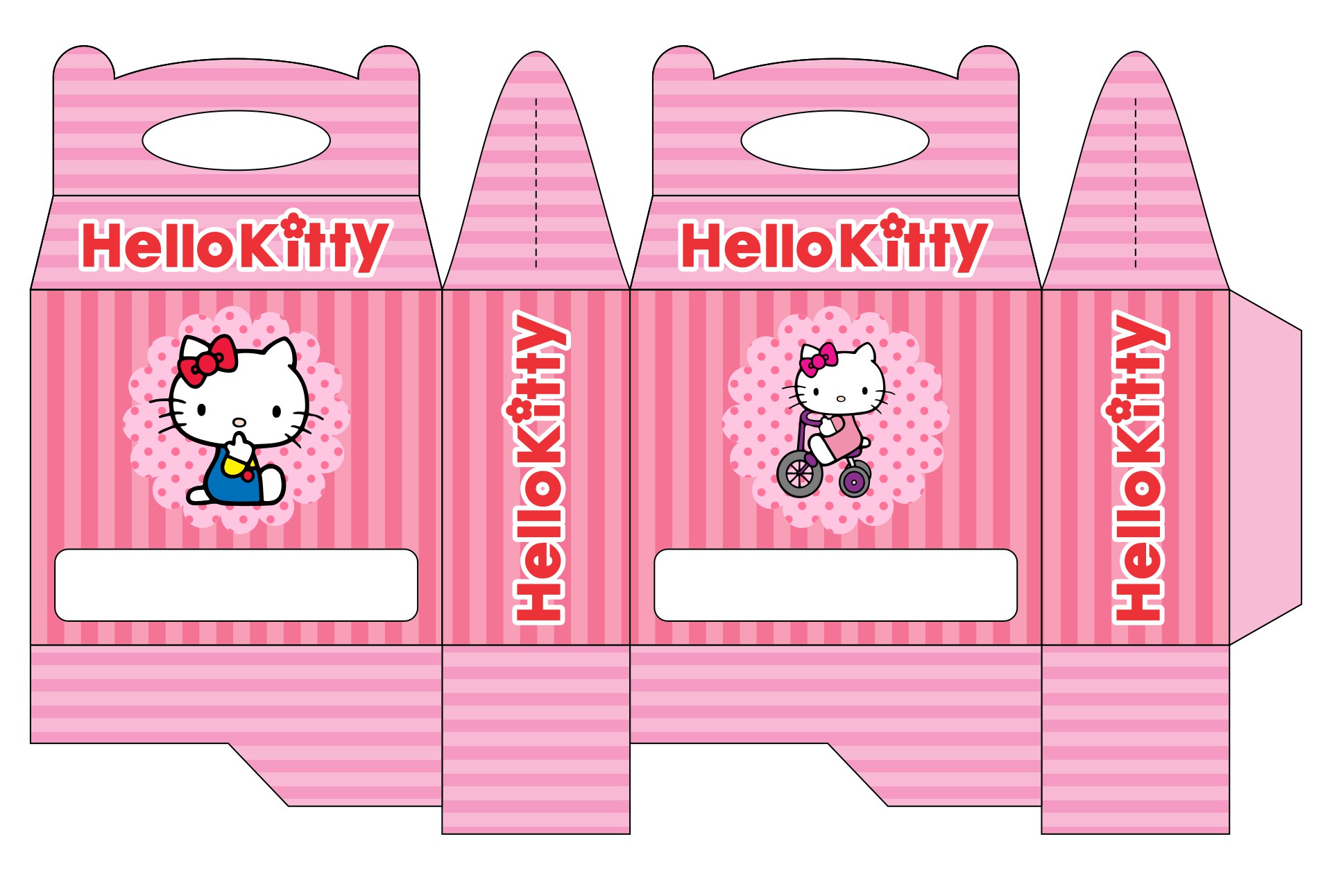 Hello Kitty Party Favor Bag Printable