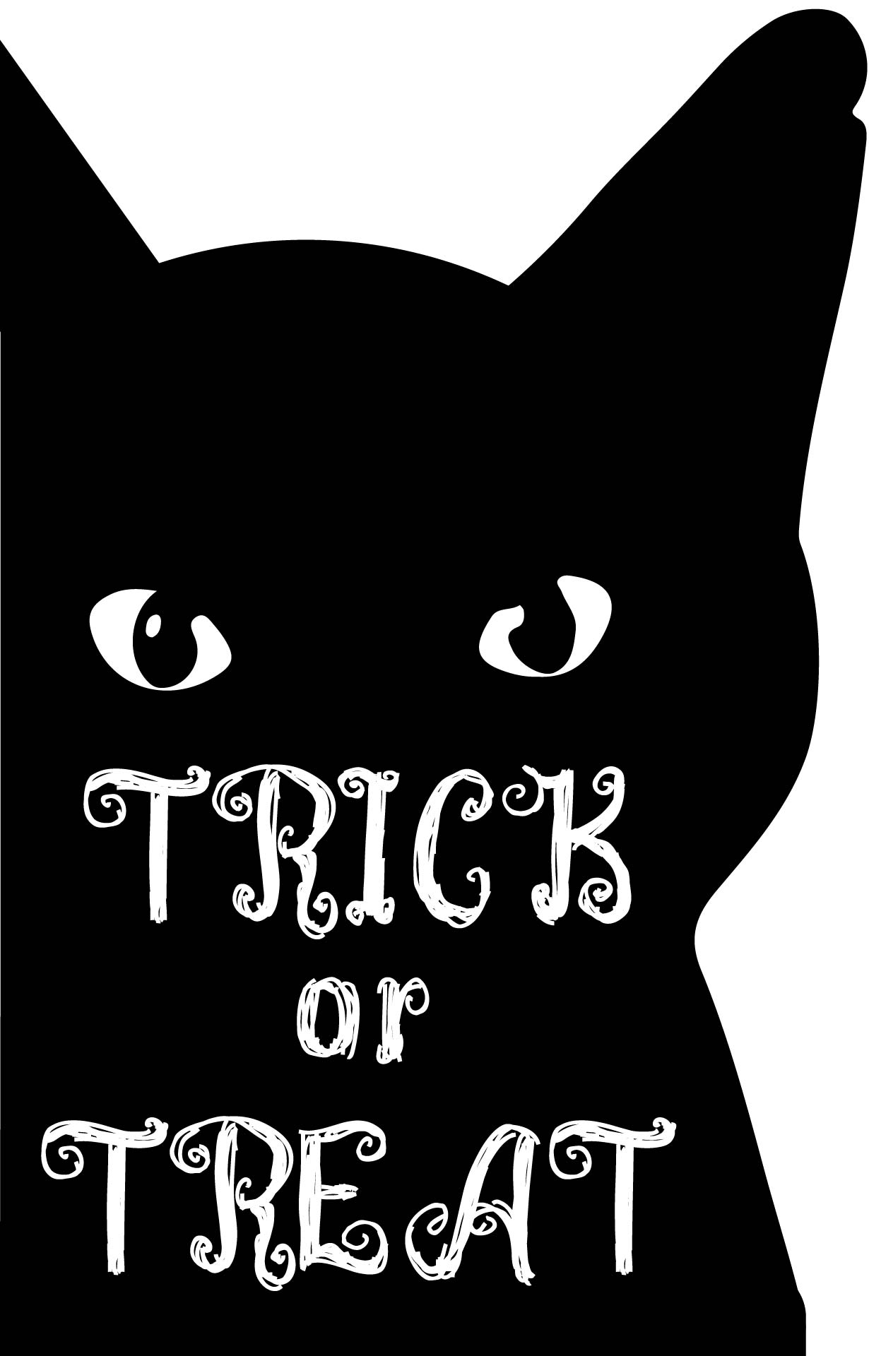 Printable Trick Or Treat Banner Halloween Crafts