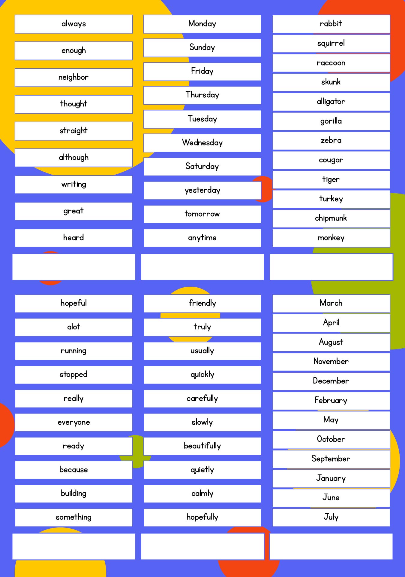 Printable Brain Teaser Worksheets For Spelling Fun