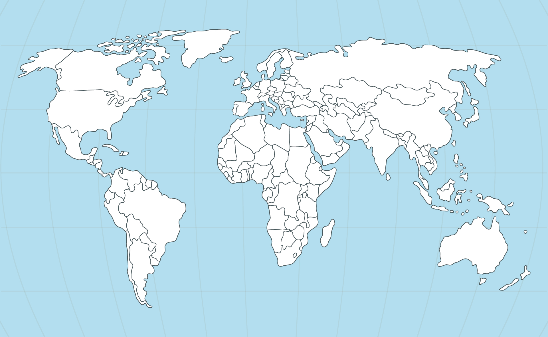 Printable Blank World Outline Maps