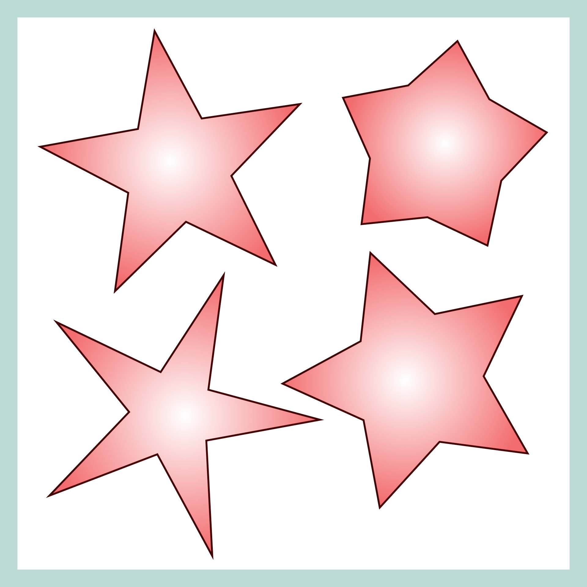 Printable Five Point Star